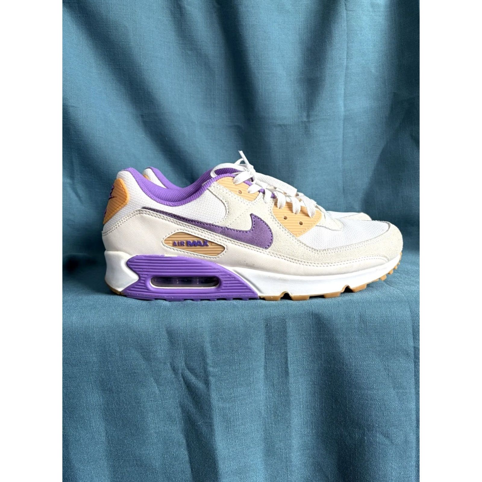 Nike Nike Air Max 90 Sneaker Mens Size 11.5 Sail Purple DM0029-102 Size US 12 / EU 45 - 6 Thumbnail