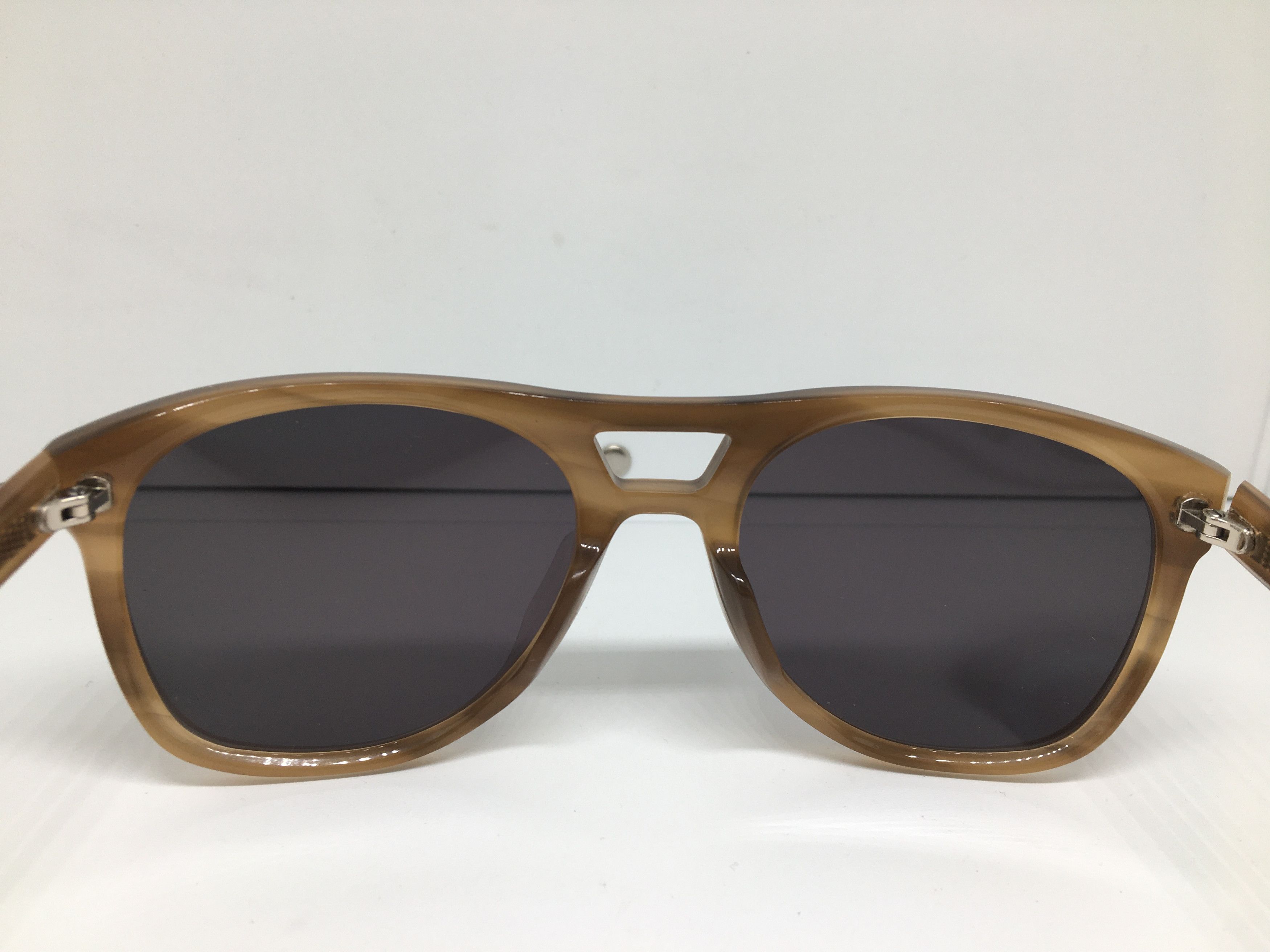 Vintage Vintage Dunhill Brown Acetate Aviator Sunglasses Frame Size ONE SIZE - 5 Thumbnail