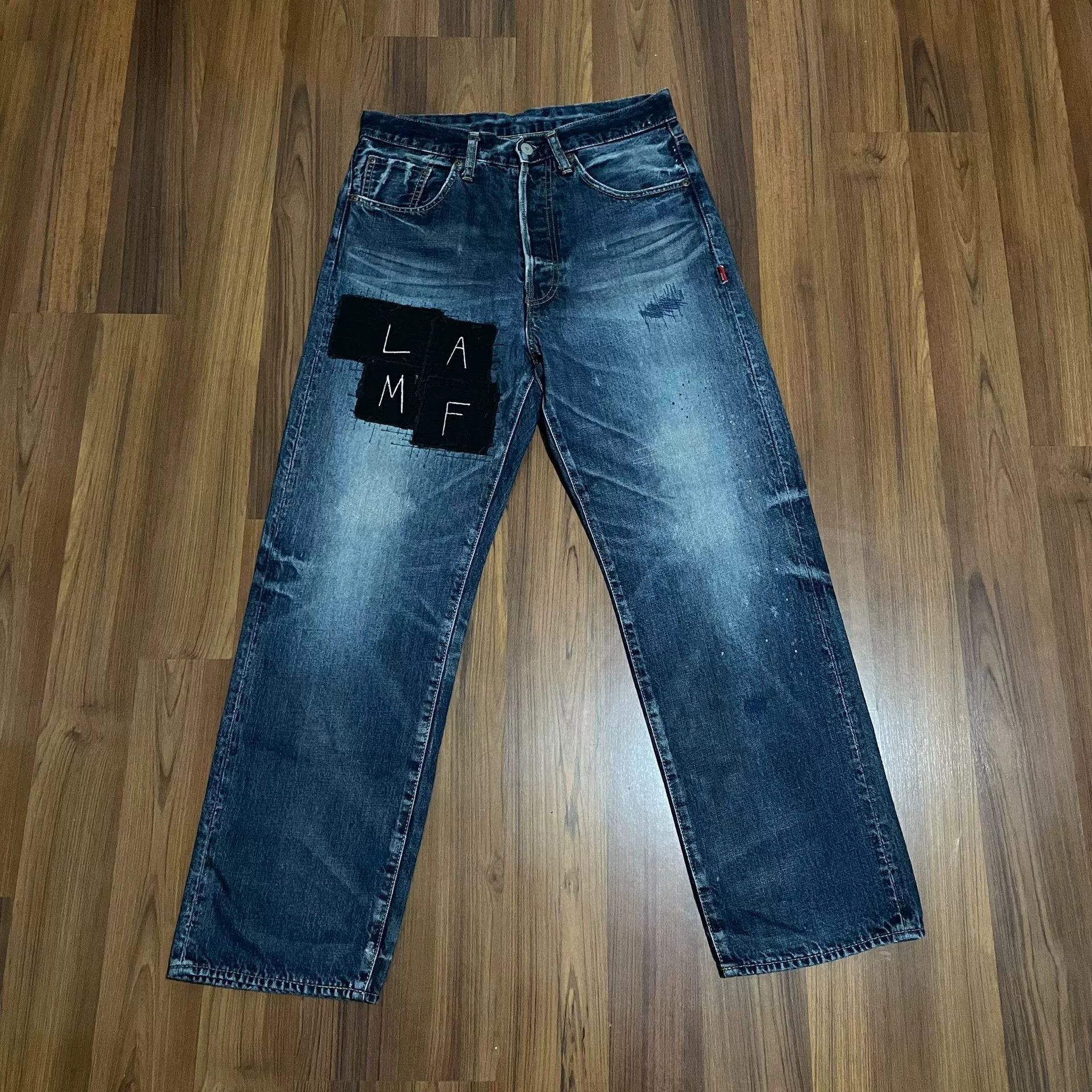 Wtaps WTAPS 09SS T3 LAMF Spider Embroidery Jeans Size US 31 - 1 Thumbnail
