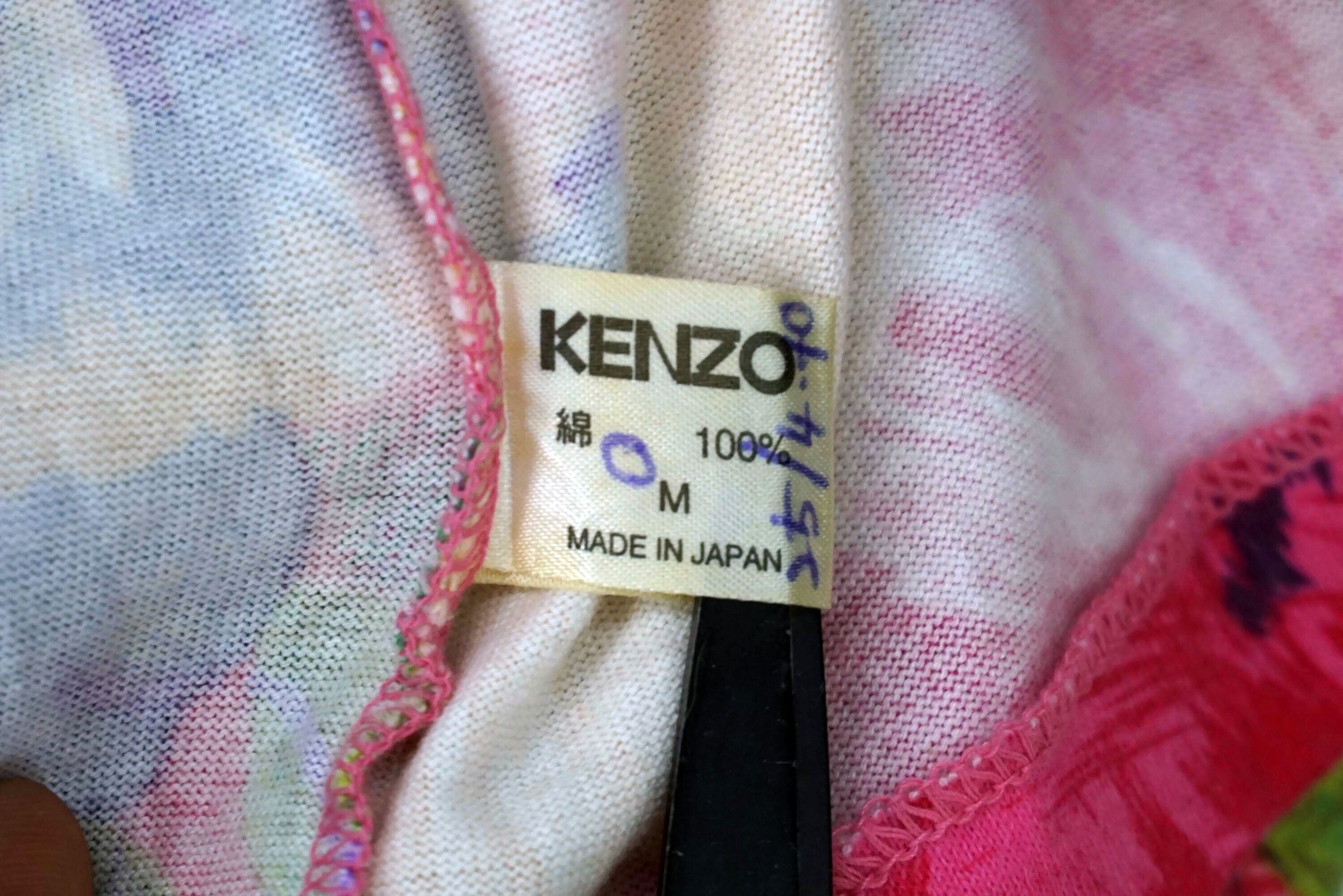 Kenzo Vintage Cardigan Made in Japan Full Print Floral Sweater Size M / US 6-8 / IT 42-44 - 11 Thumbnail