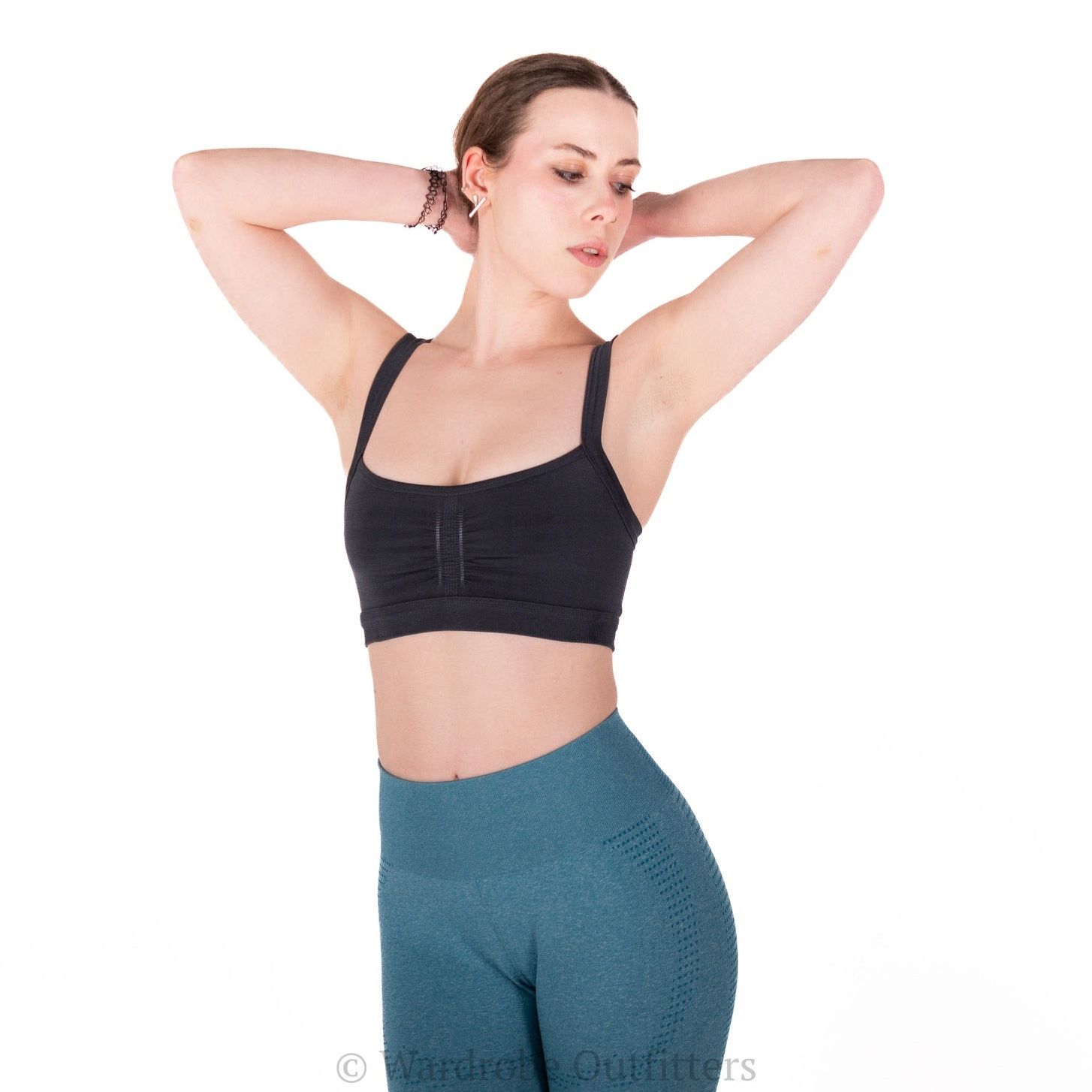 Athleta Athleta Gray Sports Bra Size ONE SIZE - 2 Thumbnail