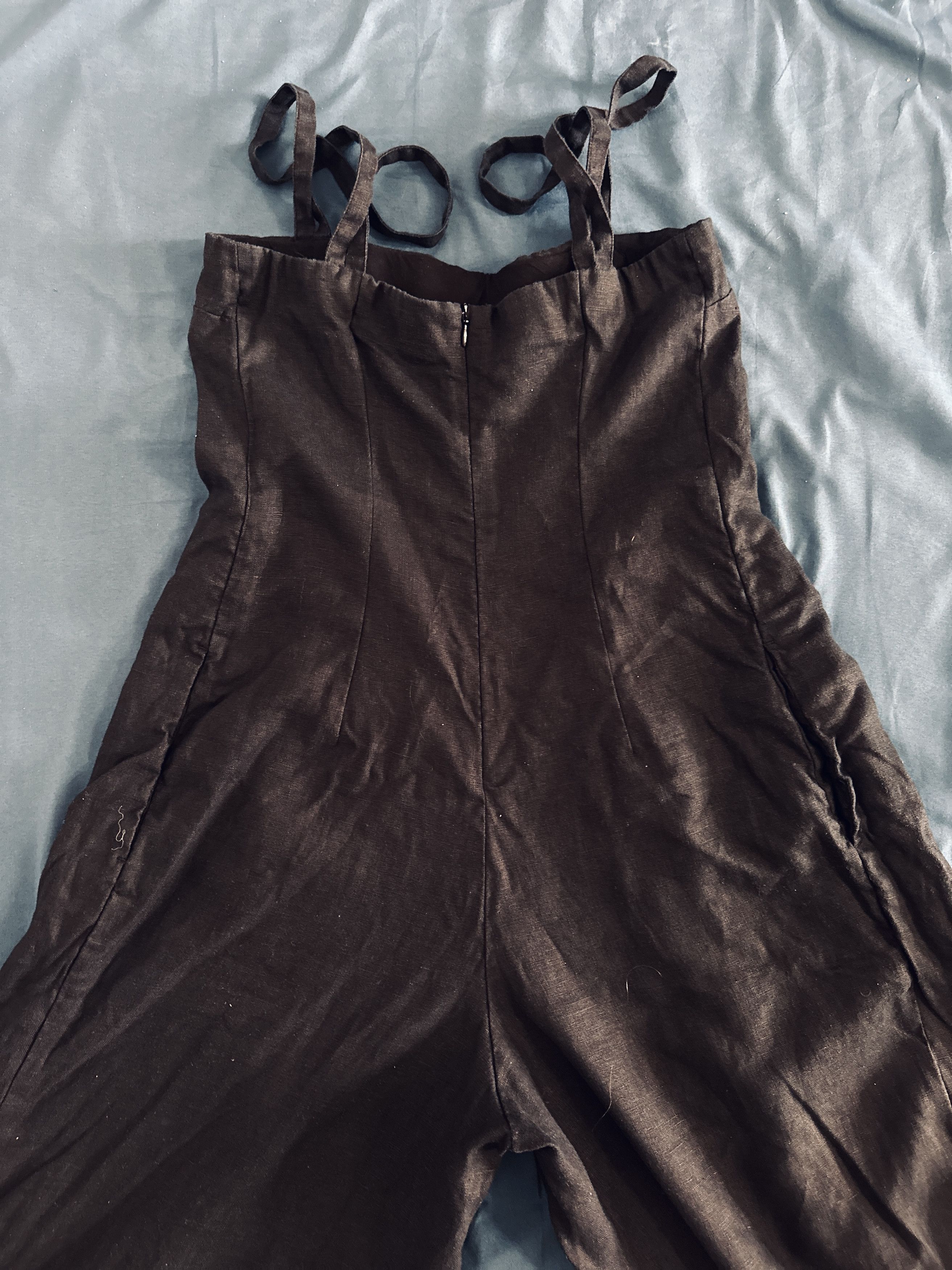 Massimo Dutti Massimo Dutti Black linen jumpsuit Size 32" / US 10 / IT 46 - 6 Thumbnail