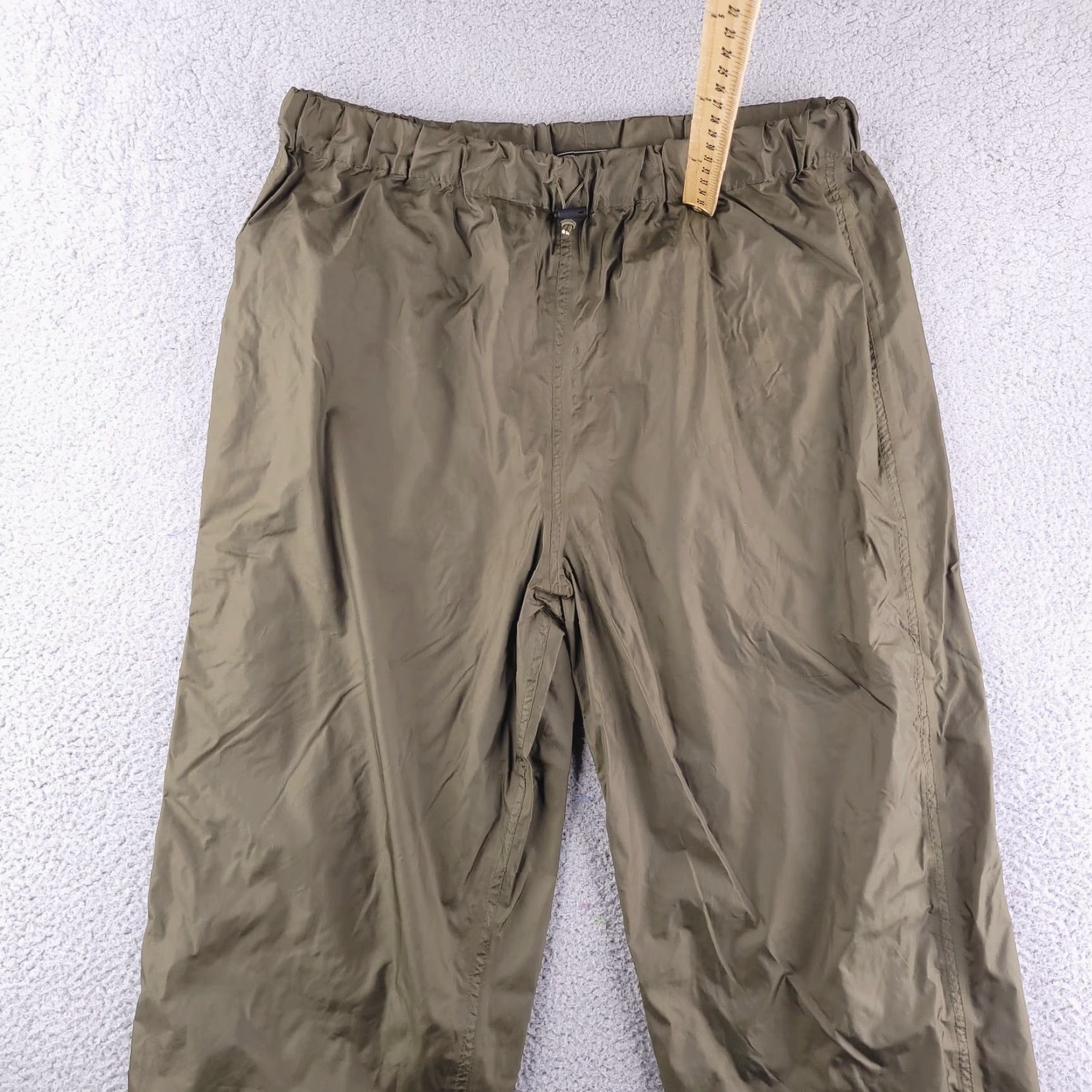 Rains RedHead Rain Pants Mens XL Green Thunderlight Nylon 31" inseam Size US 36 / EU 52 - 2 Thumbnail