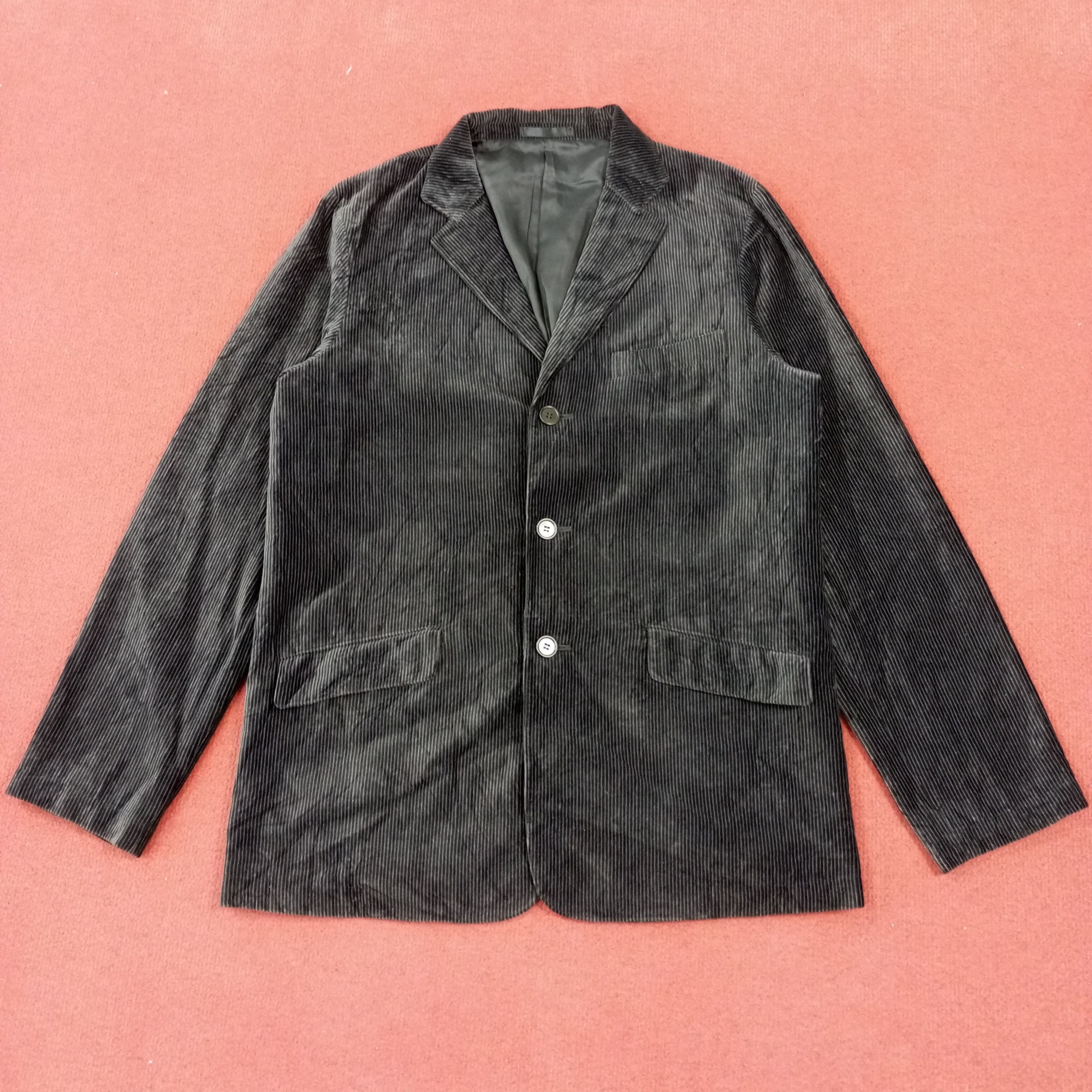 Designer × Vintage × Yohji Yamamoto A.A.R Yohji Yamamoto Japanese Designer Velvet Blazer Size US M / EU 48-50 / 2 - 1 Thumbnail