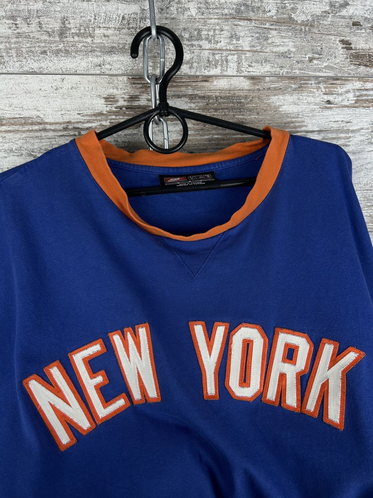 MLB Mens Vintage Nike New York T Shirt big logo y2k MLB mets 90s Size US M / EU 48-50 / 2 - 7 Thumbnail