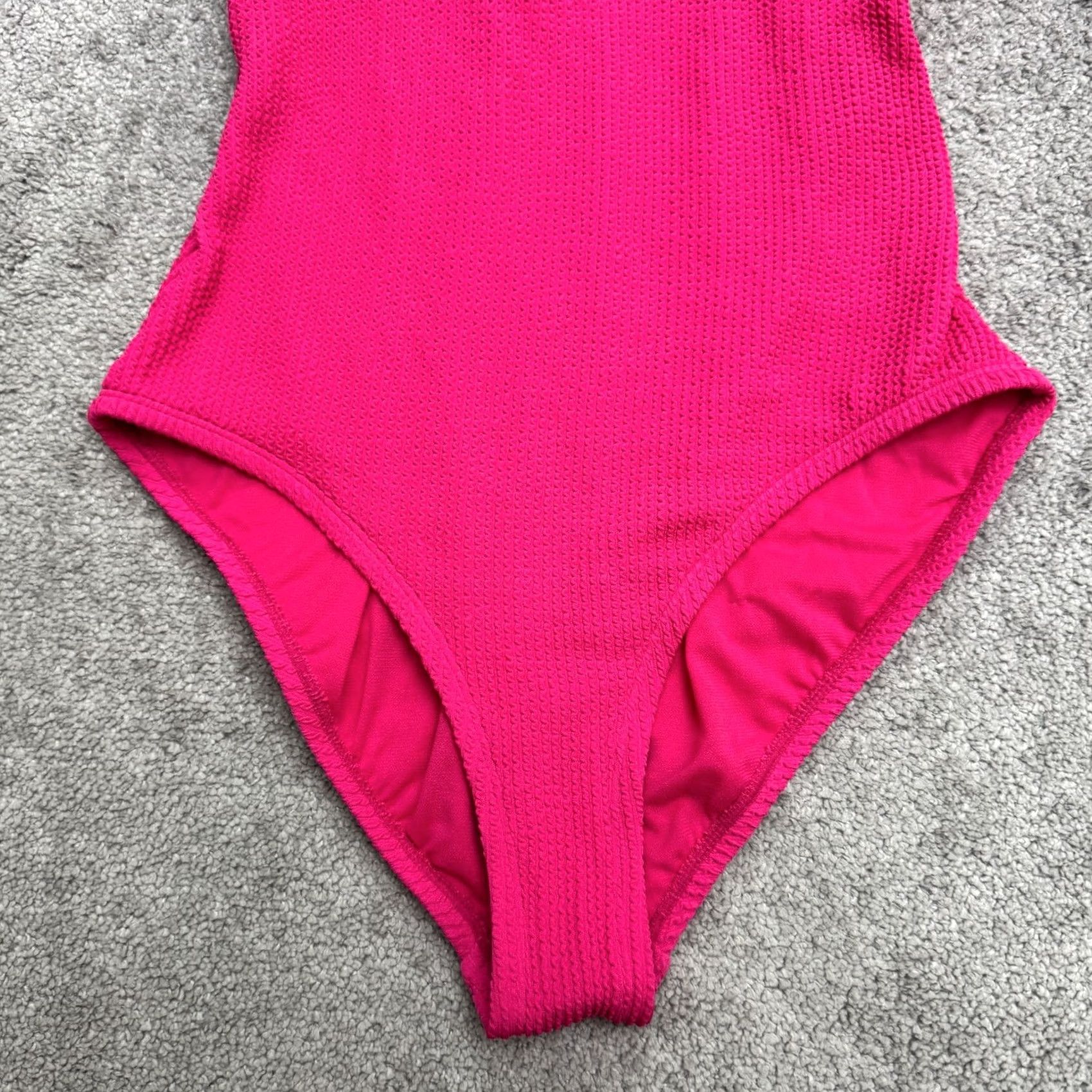 Vintage Time And Tru Womens XL Pink One Piece Swimwear Padded Scoop Neck Backless NWT Size ONE SIZE - 4 Thumbnail