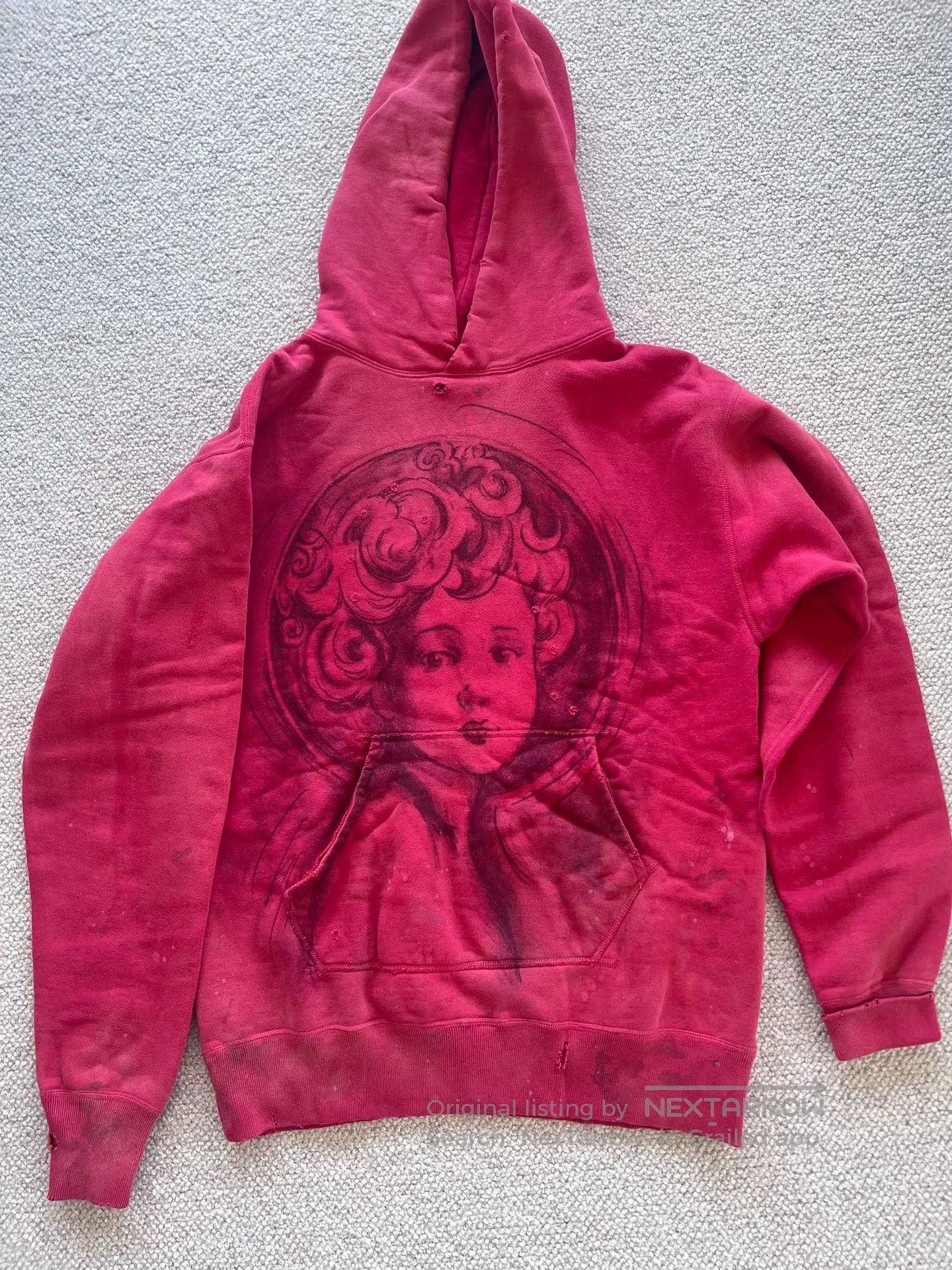 Saint Michael vintage saint michael distressed graphic hoodie. Size US M / EU 48-50 / 2 - 1 Thumbnail