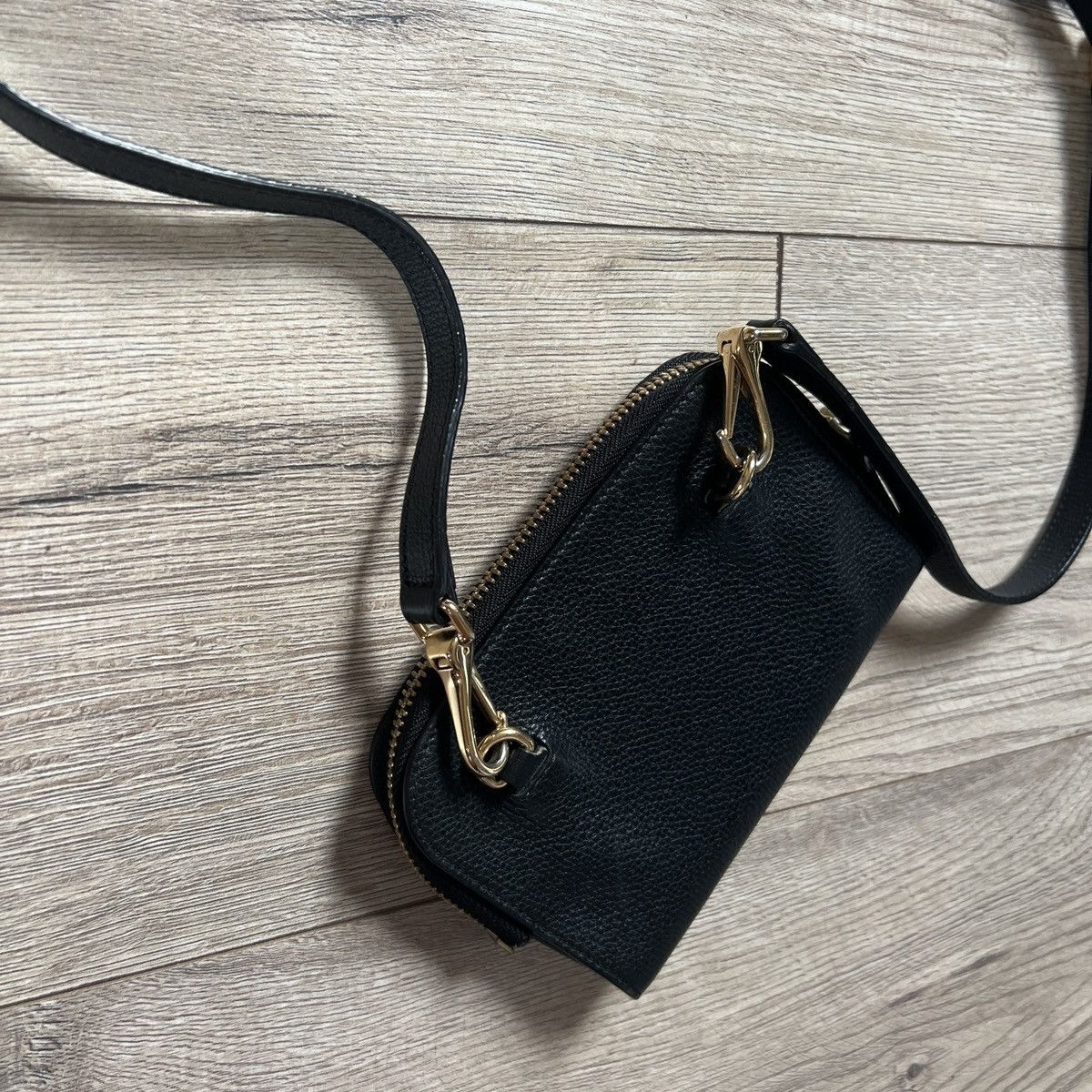 Burberry Burberry Mini Mag Crossbody Black Leather Size ONE SIZE - 10 Thumbnail