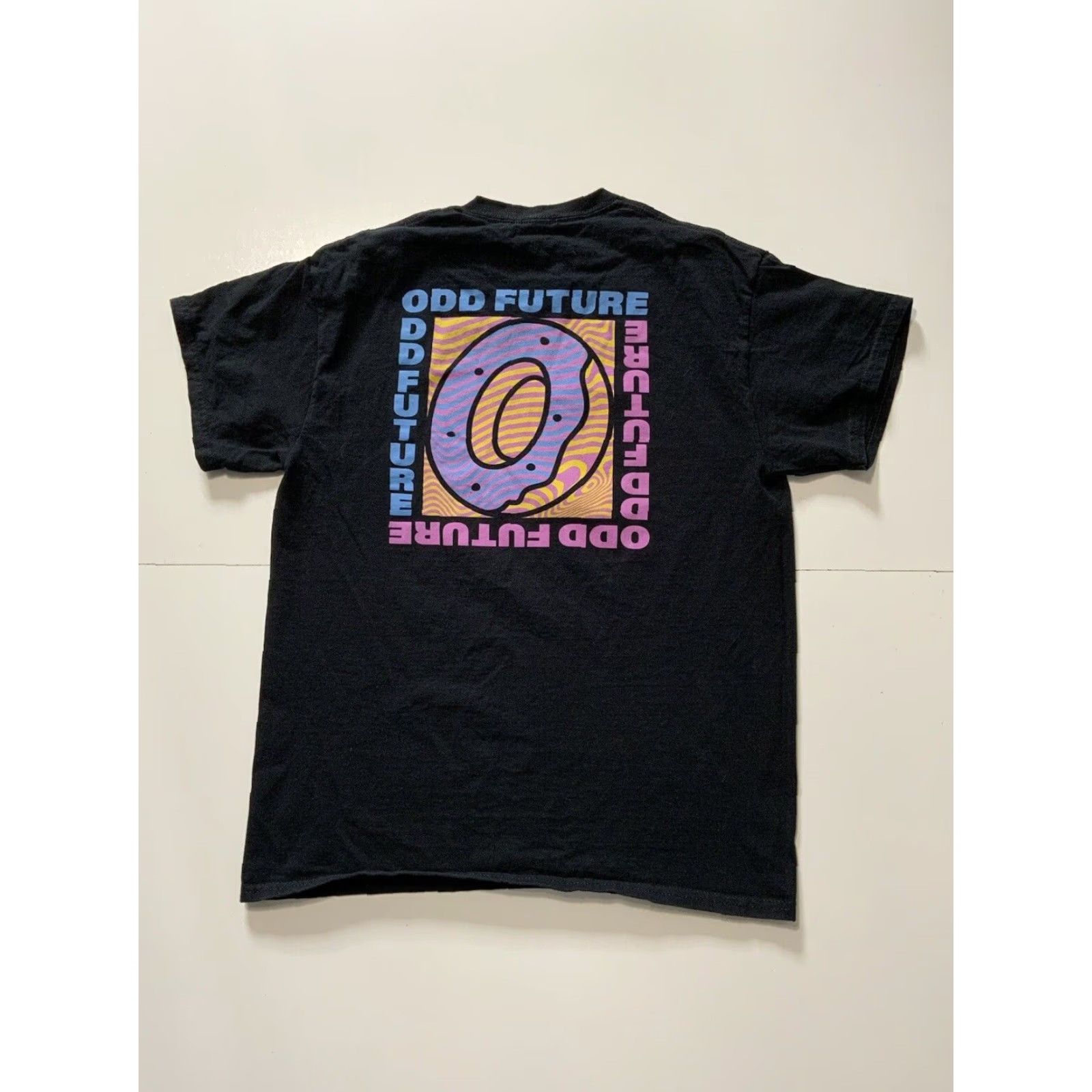 Vintage VINTAGE OFWGKTA Odd Future OF Donut Tyler The Creator Black S/S Crew T-Shirt M Mens Size US M / EU 48-50 / 2 - 2 Thumbnail