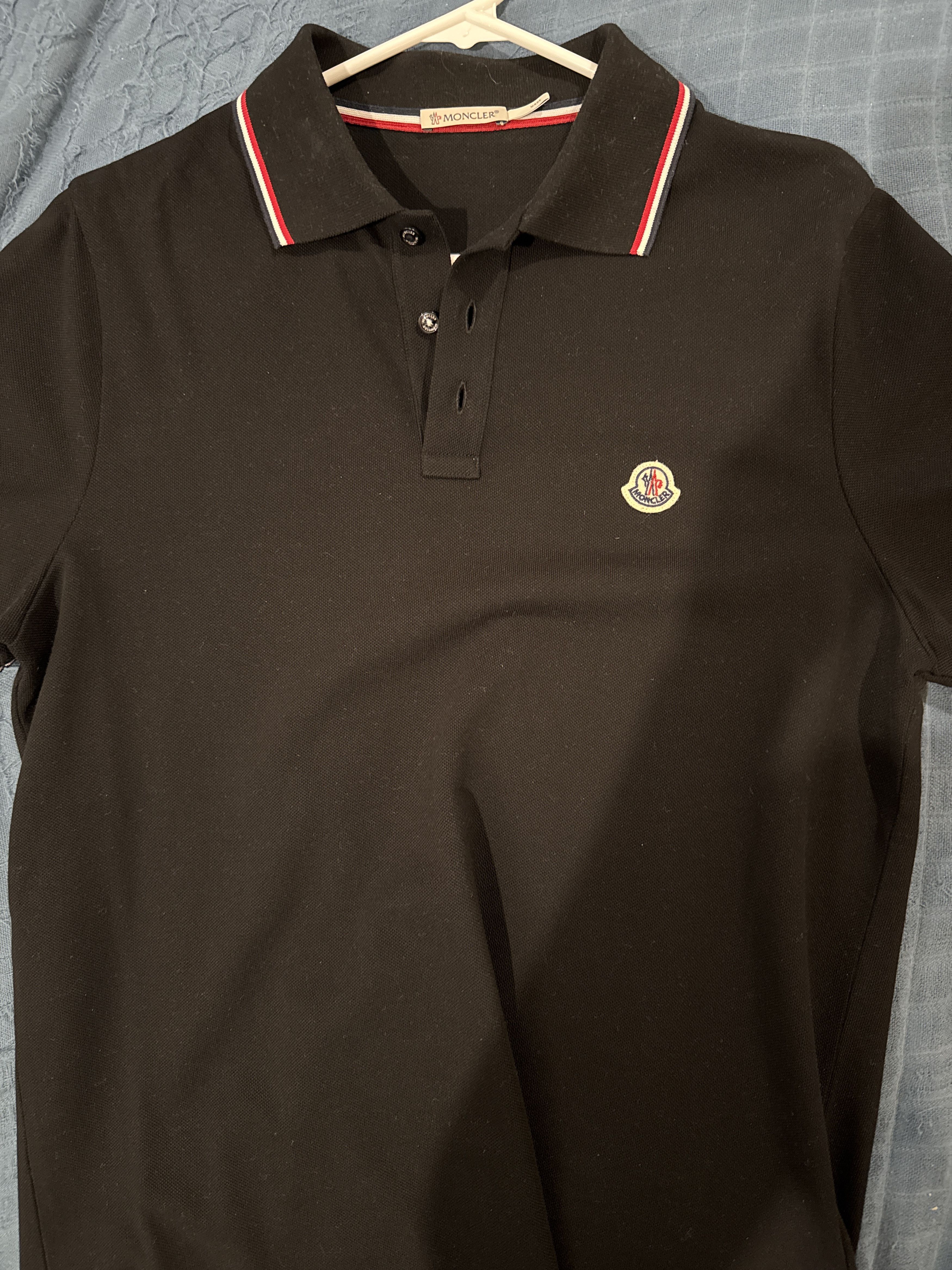 Moncler Moncler classic tipped polo shirt Size US L / EU 52-54 / 3 - 2 Thumbnail
