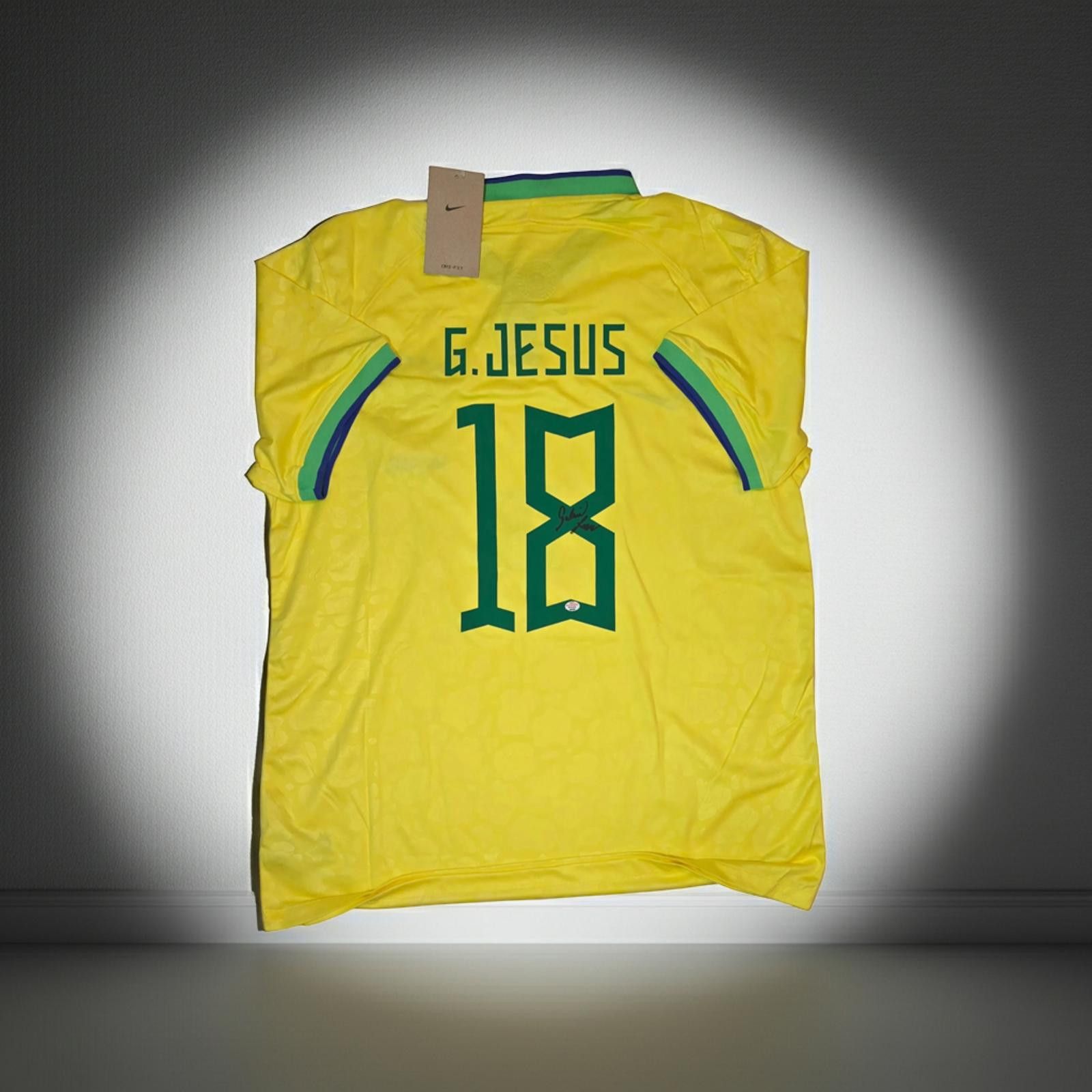 Other Gabriel Jesus of Brasil signed soccer jersey COA Size ONE SIZE - 1 Thumbnail