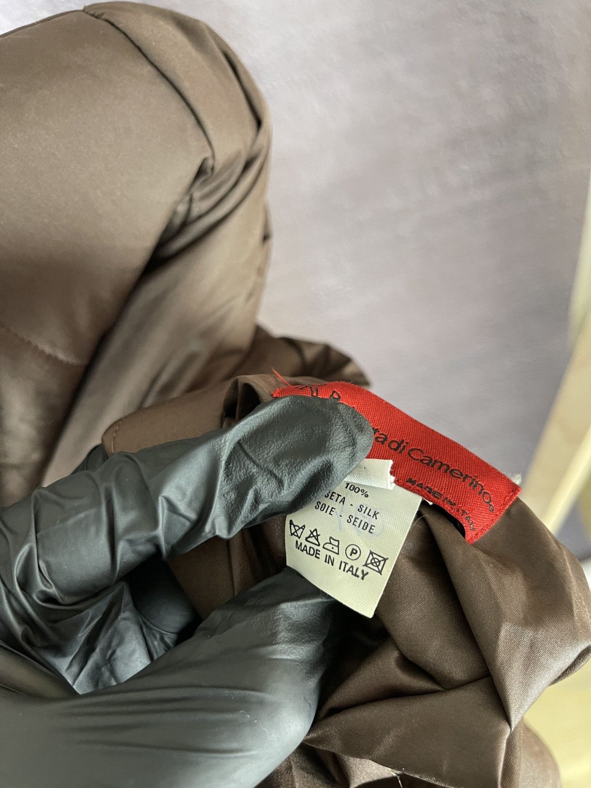 Roberta di Camerino 100% silk abstract reversible jacket