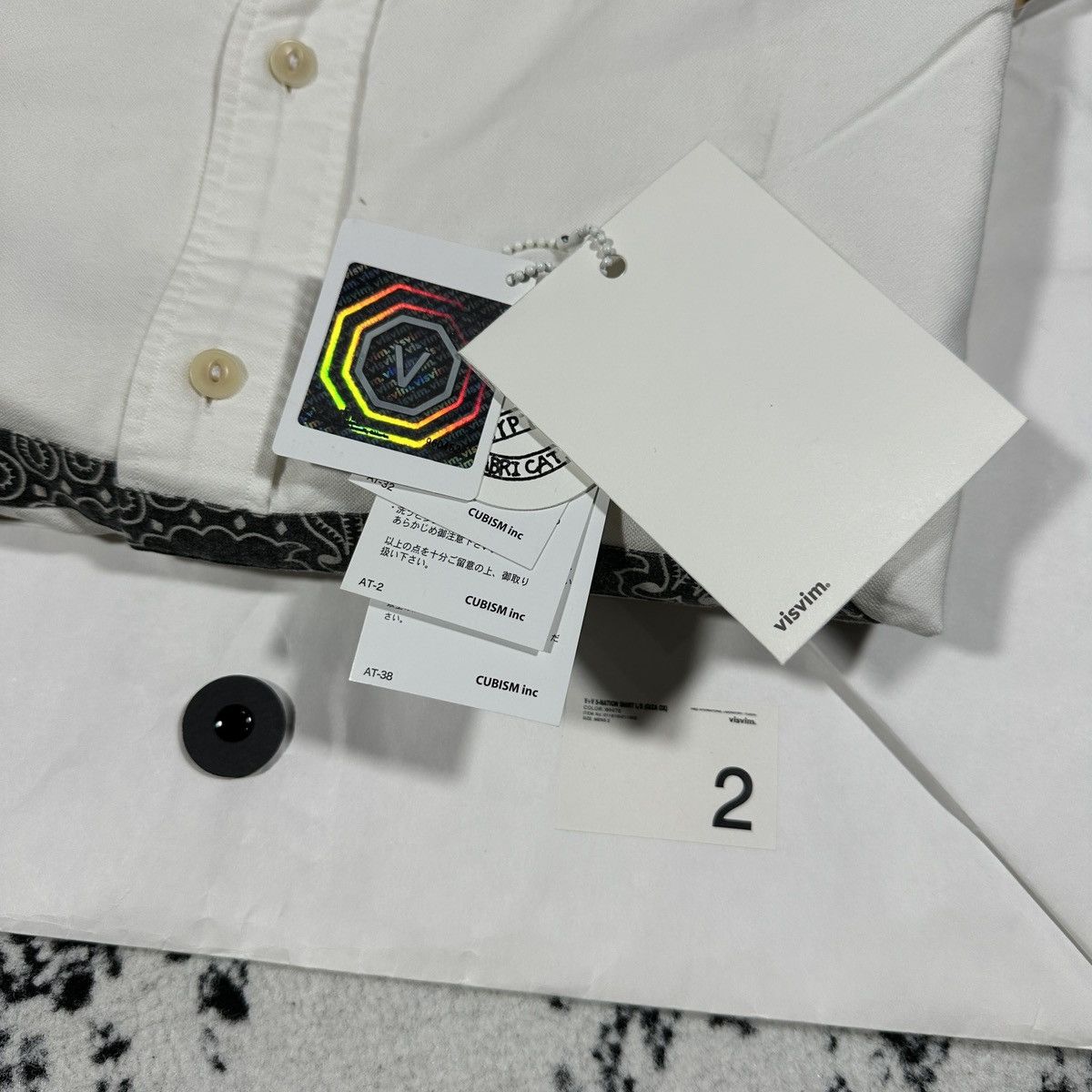 Visvim VISVIM V+V 5-NATION SHIRT L/S (GIZA OX) 2018 Size US M / EU 48-50 / 2 - 8 Thumbnail