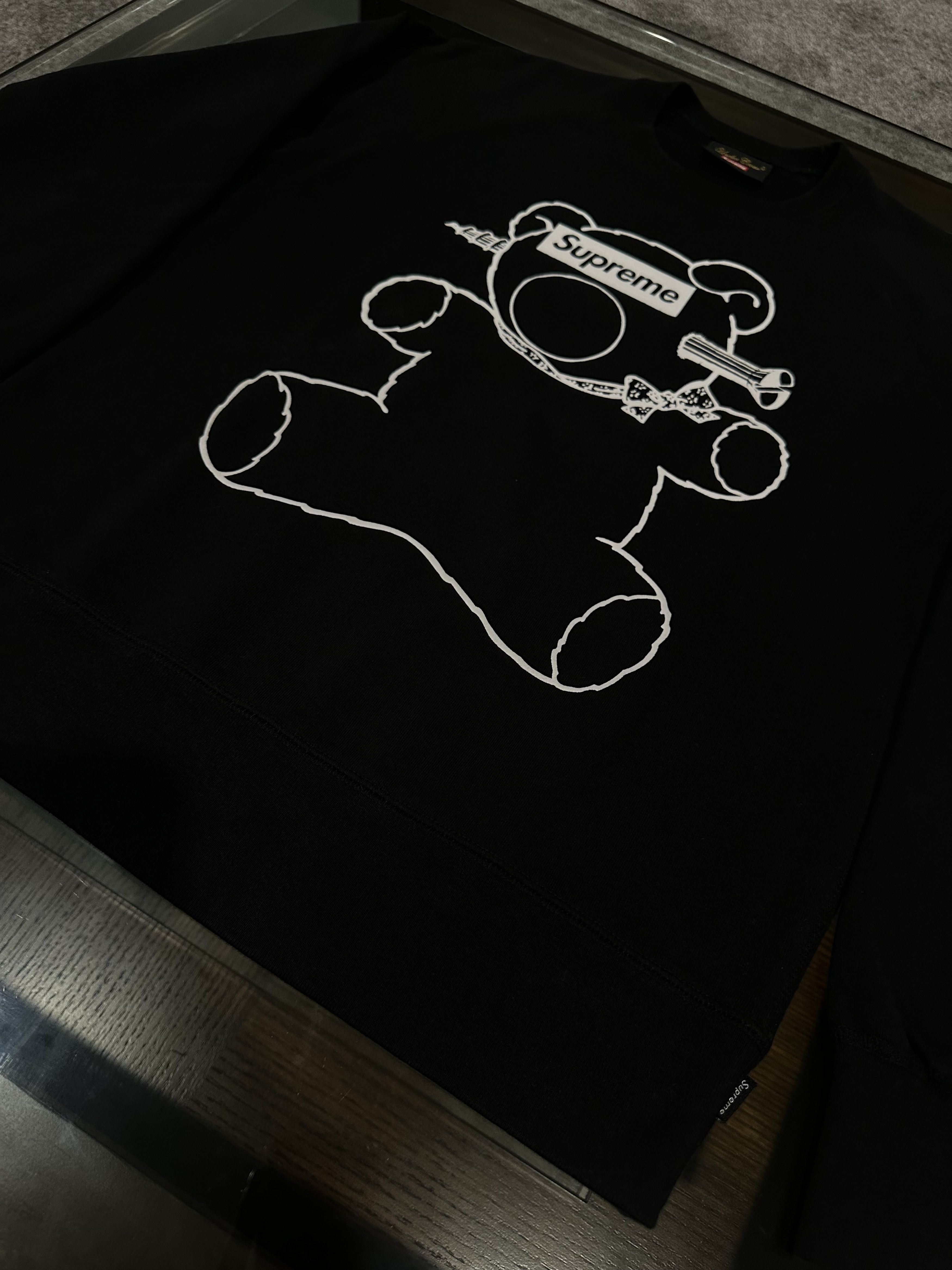 SS15 Undercover Bear Box Logo Crewneck