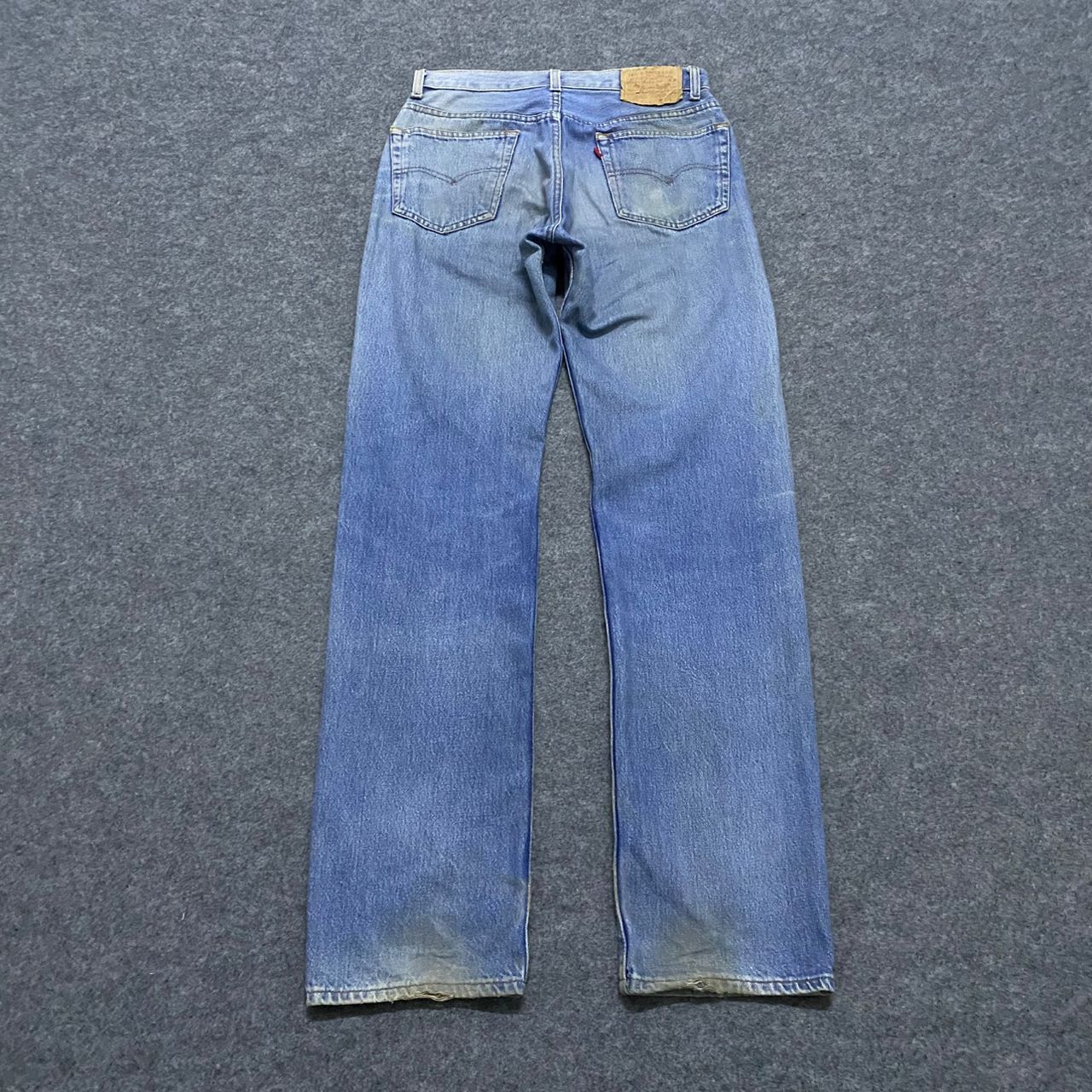 Levi's 💥Vintage Levis 501xx Distressed Denim Kurt Cobain Style s Size US 29 - 2 Thumbnail
