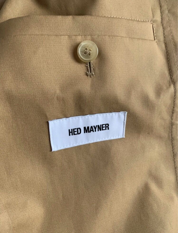 Hed Mayner HED MAYNER FW22 Runway Raglan Cotton Trench Coat in Camel Size US S / EU 44-46 / 1 - 8 Thumbnail