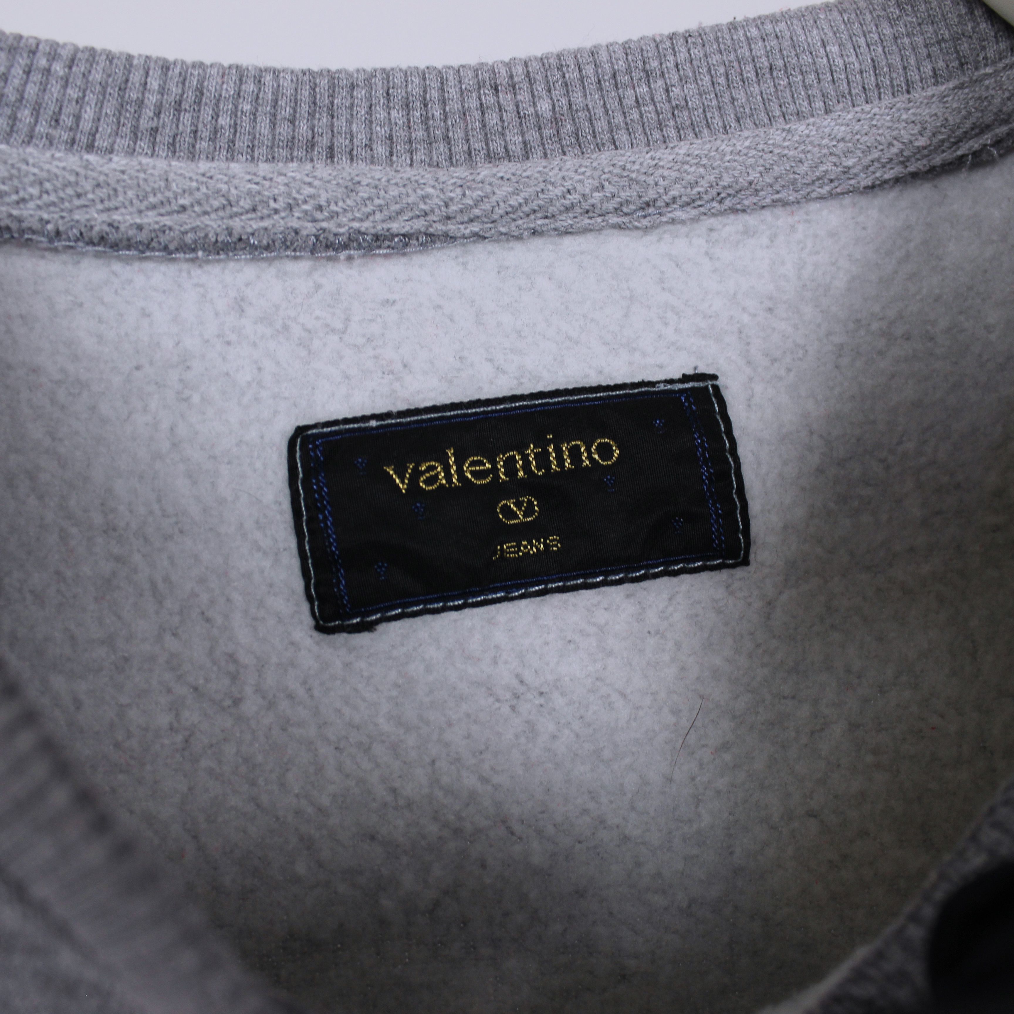 Valentino Valentino sweatshirt vintage Centr logo S M gray Size US M / EU 48-50 / 2 - 8 Thumbnail