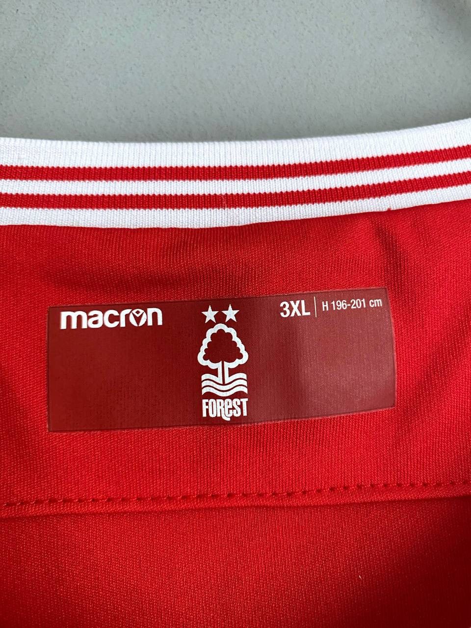 Macron Macron Nottingham Forest 2020/2021 Home Soccer Jersey, XXL Size US XXL / EU 58 / 5 - 9 Thumbnail