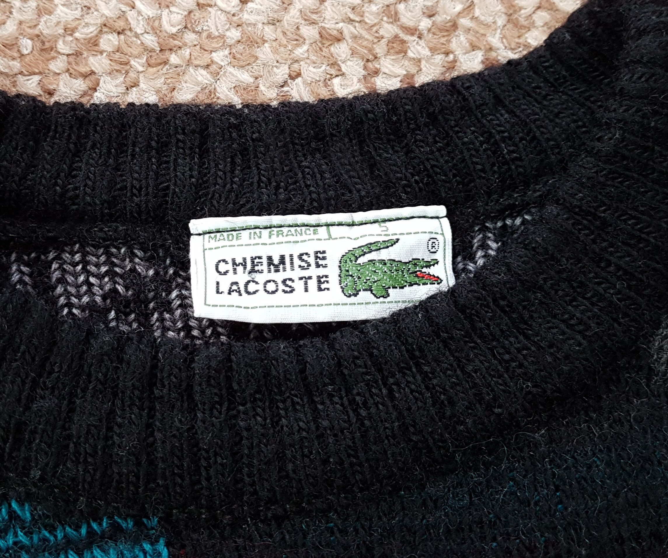Lacoste Vintage y2k Lacoste Chemise Sweater made in France sz 5 Size US M / EU 48-50 / 2 - 7 Thumbnail