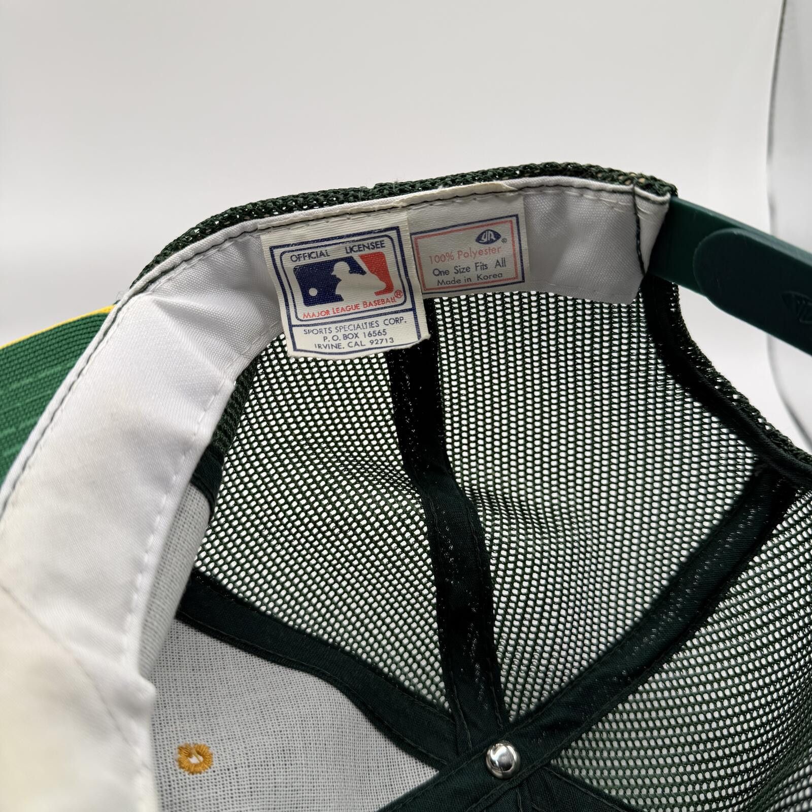 MLB MLB Hat Green VTG Oakland Athletic Snapback (3) Size ONE SIZE - 2 Thumbnail