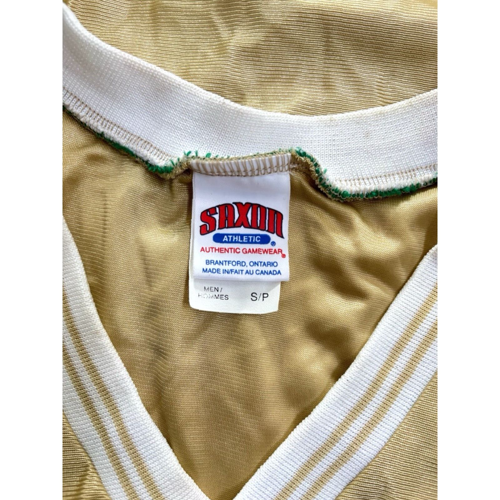 Vintage VINTAGE Saxon Dazzle Basketball Jersey Mens Small NWOT 90s Made in Canada Size US S / EU 44-46 / 1 - 3 Thumbnail