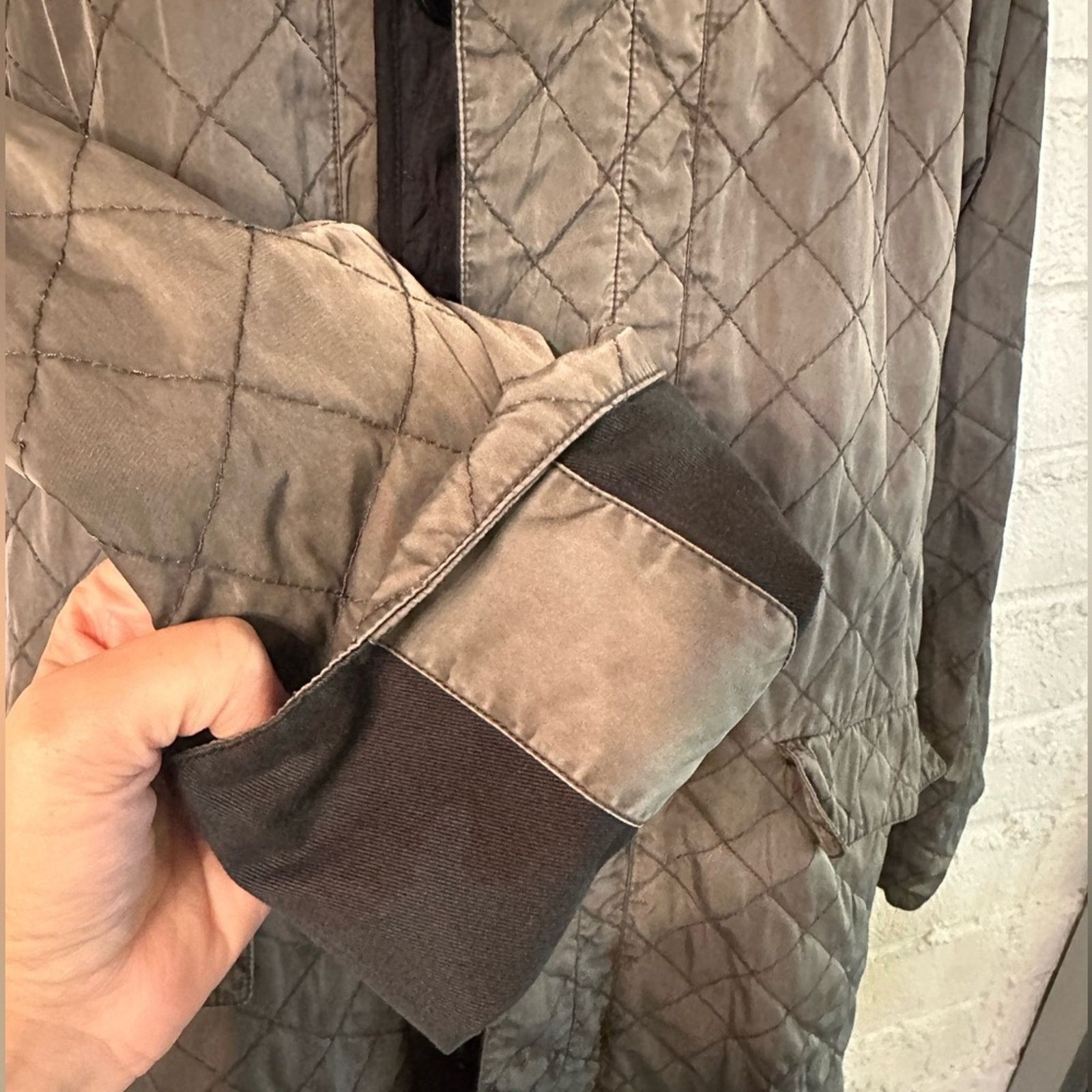Dries Van Noten Vintage Grey Quilted Overcoat EU 50 Layered Winter Button Size US M / EU 48-50 / 2 - 5 Thumbnail