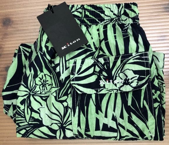 Kiton Kiton 🇮🇹 resort swim trunks S NWT Size US 32 / EU 48 - 7 Thumbnail