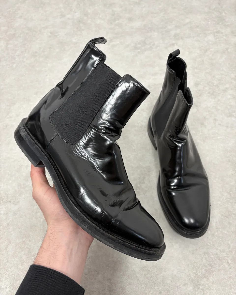 Alexander McQueen 2000s Alexander Mcqueen Black Leather Ankle Boots Size US 8 / EU 41 - 1 Thumbnail