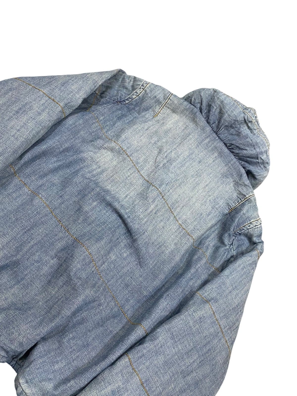 Issey Miyake Mercibeaucoup Archive Washed Jacket Faux Fur Lined Collar Size US M / EU 48-50 / 2 - 6 Thumbnail
