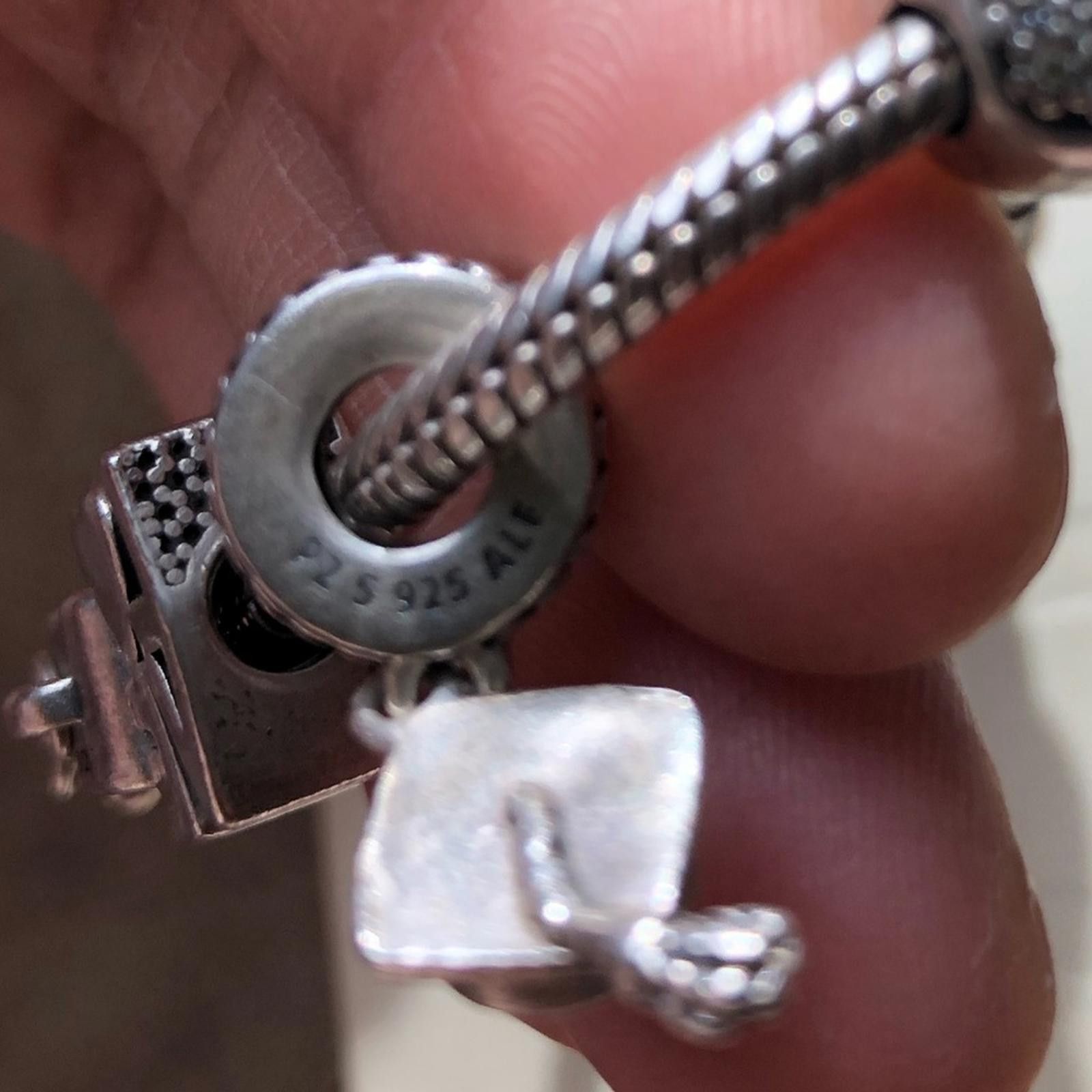 pandora Pandora Snake Bracelet w/ 5 Pandora Charms Size ONE SIZE - 9 Thumbnail