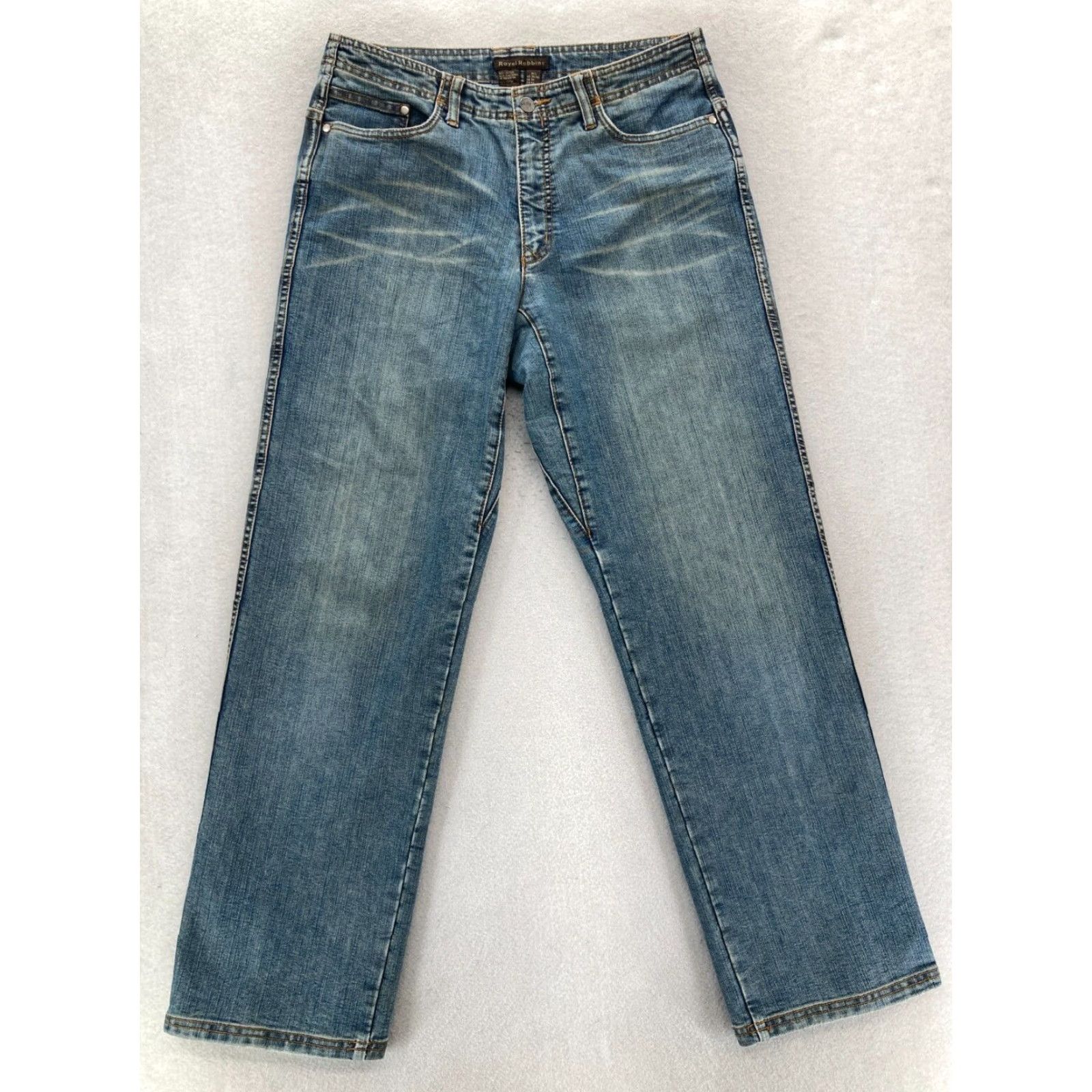 Royal Robbins VINTAGE Royal Robbins Jeans Mens 34x32 Relaxed Straight Leg Blue Denim Hong Kong Size US 34 / EU 50 - 2 Thumbnail
