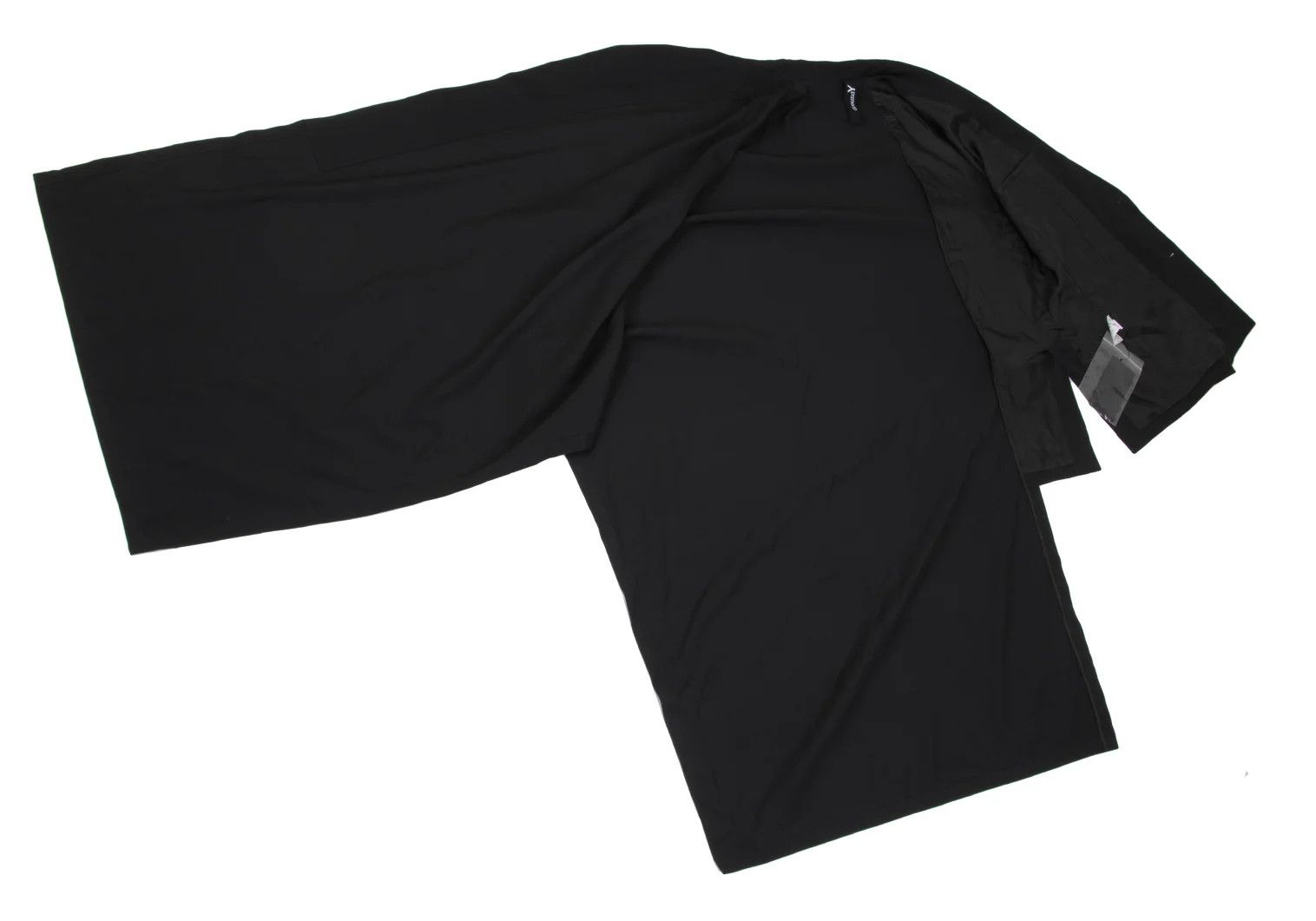Yohji Yamamoto Asymmetrical Wool Cape Jacket in Black Size 3 Size US L / EU 52-54 / 3 - 10 Thumbnail