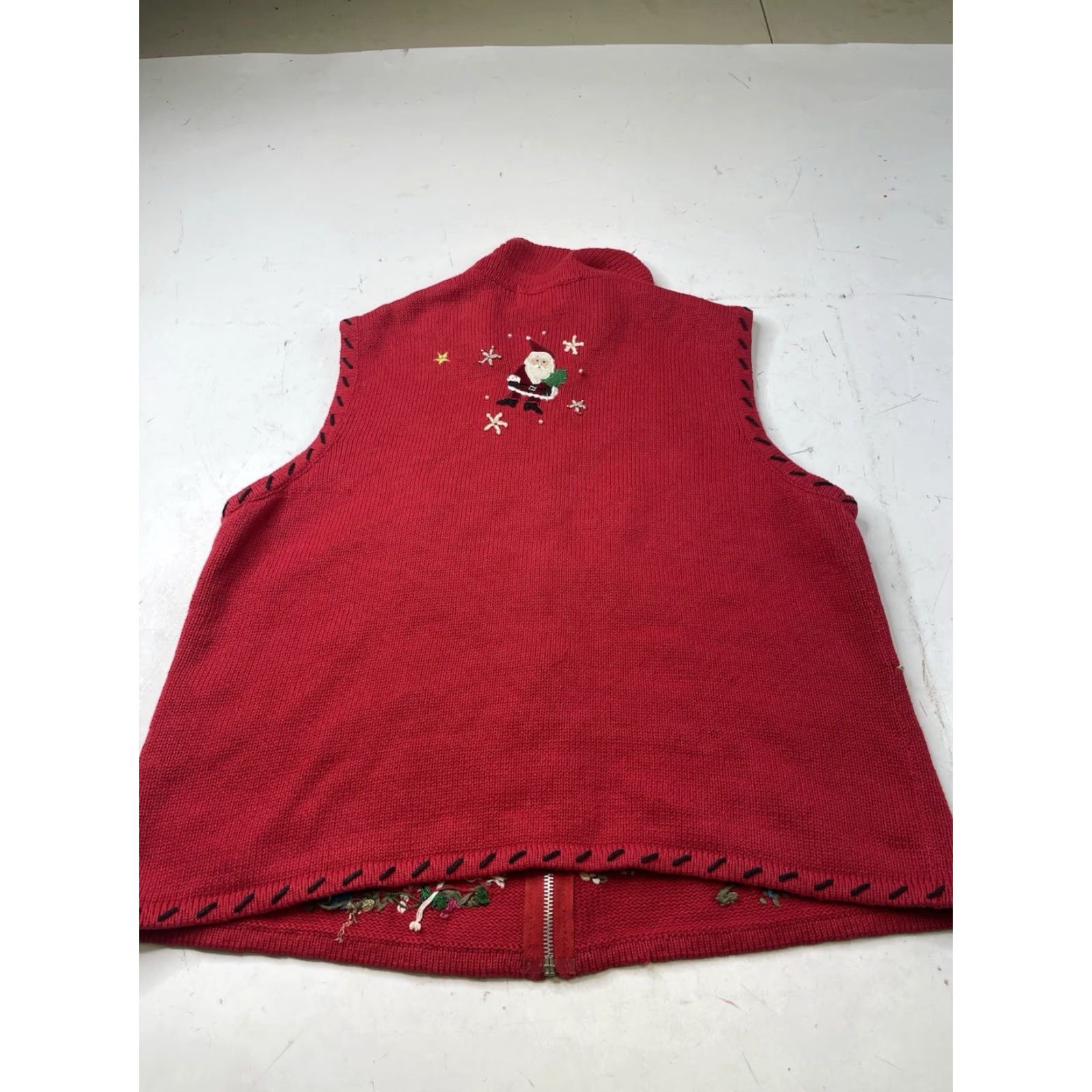 Vintage VINTAGE Ugly Designer Originals Studio Womens Christmas Vest Knit Womens Large Size L / US 10 / IT 46 - 7 Thumbnail