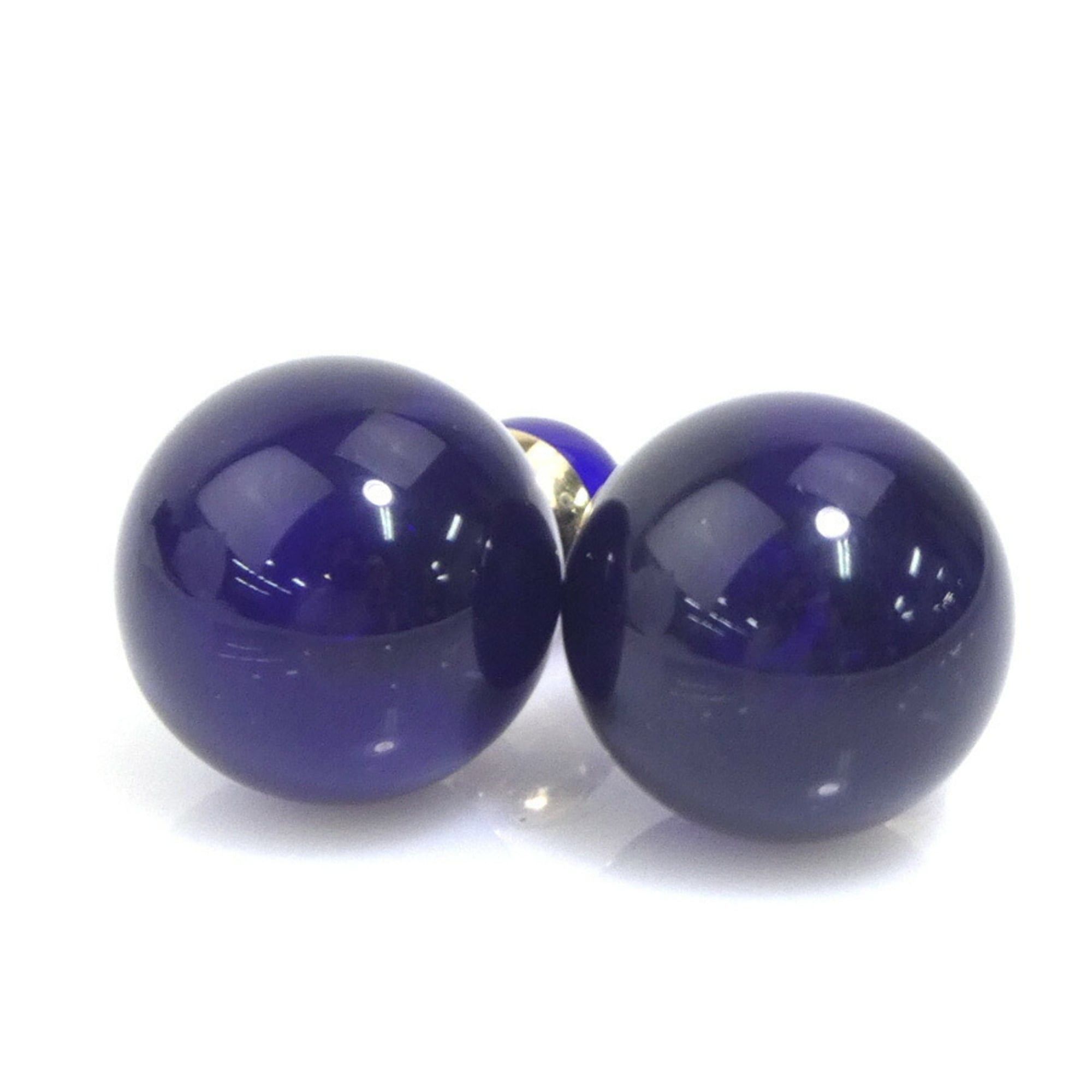 Dior Christian Dior Tribal Earrings, Resin/Metal, Blue, Women's, h31807a Size ONE SIZE - 1 Thumbnail