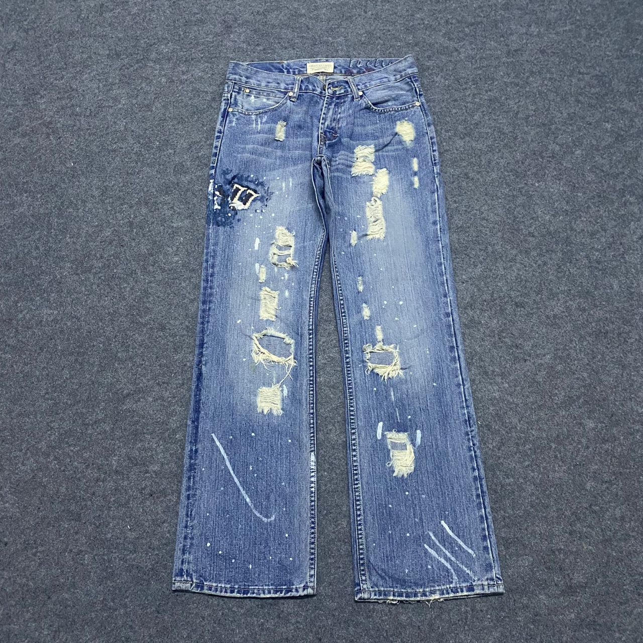 American Eagle Outfitters 💥Flare💥 American Eagle Qutfitters Distressed Denim Size US 31 - 1 Thumbnail