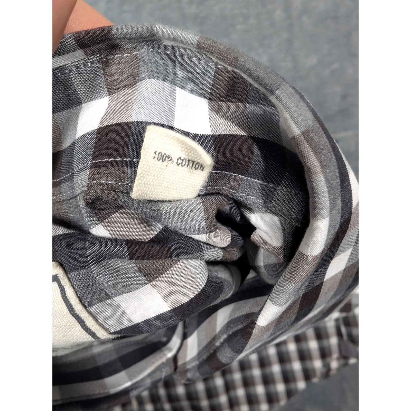 Todd Snyder Todd Snyder Shirt Mens 16.5 34/35 Gray Check Cotton Button Front Long Sleeve Dress Shirt Mens Reg 16.5 Neck 34/35 Sleeve Gray Check Size US XL / EU 56 / 4 - 7 Thumbnail