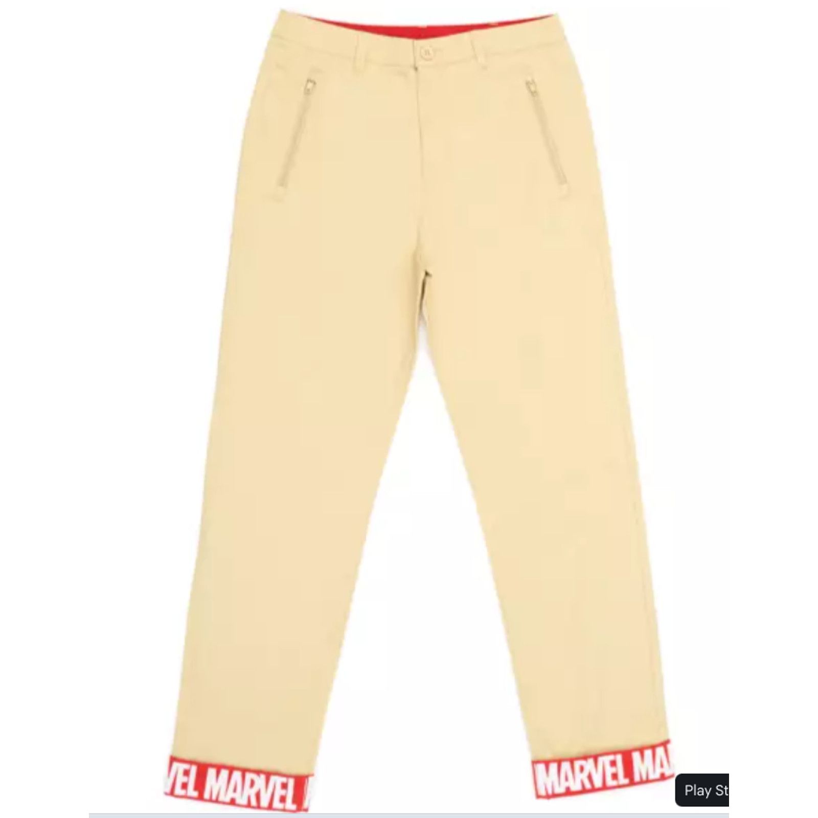 Marvel Comics MARVEL KHAKI CHINO TROUSERS PANTS RED MARVEL LOGO CUFFS 38 Size US 38 / EU 54 - 6 Thumbnail