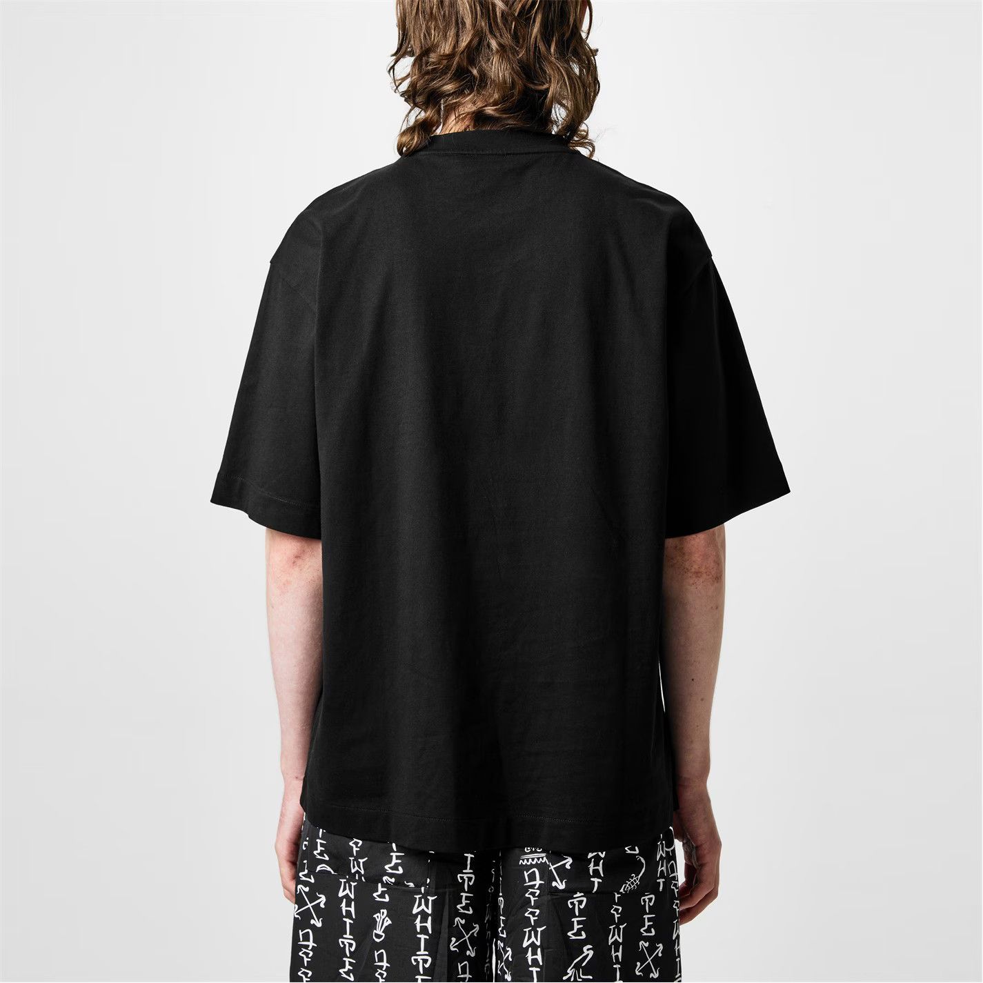 Off-White o1g2r1mq0226 23 Skate Oversized Fit T-Shirt In Black Size US M / EU 48-50 / 2 - 4 Thumbnail