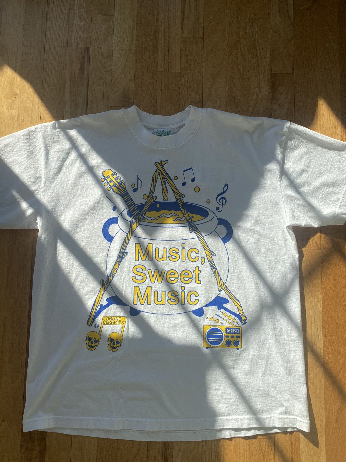 image of Online Ceramics Music Sweet Music in White, Men's (Size XL)