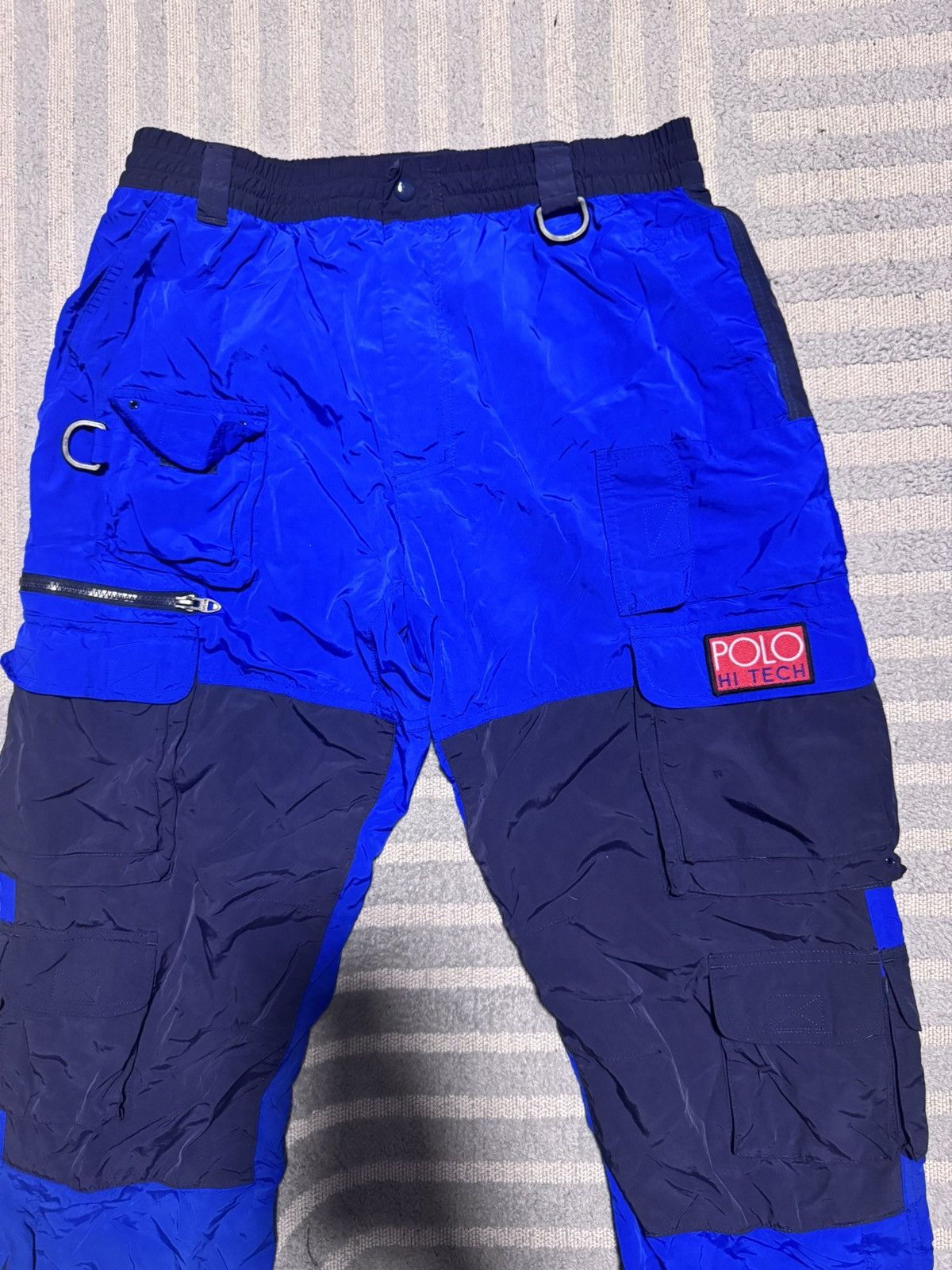 Polo Ralph Lauren RARE 2010s Polo Hi-Tech Nylon Pants Size US 36 / EU 52 - 2 Thumbnail