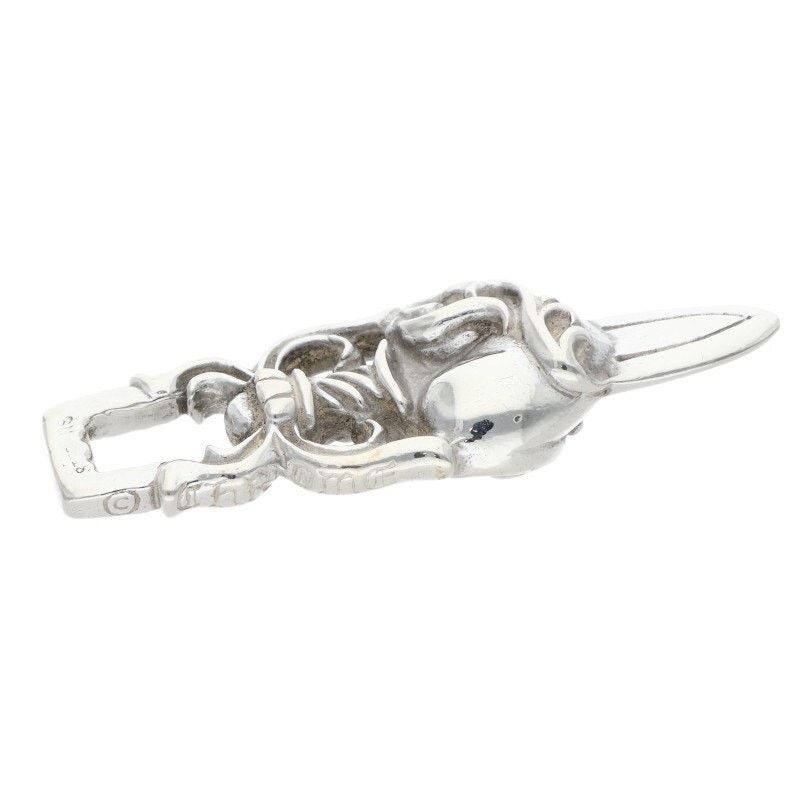 Chrome Hearts Chrome Hearts Silver Dagger Heart Necklace Size ONE SIZE - 3 Thumbnail