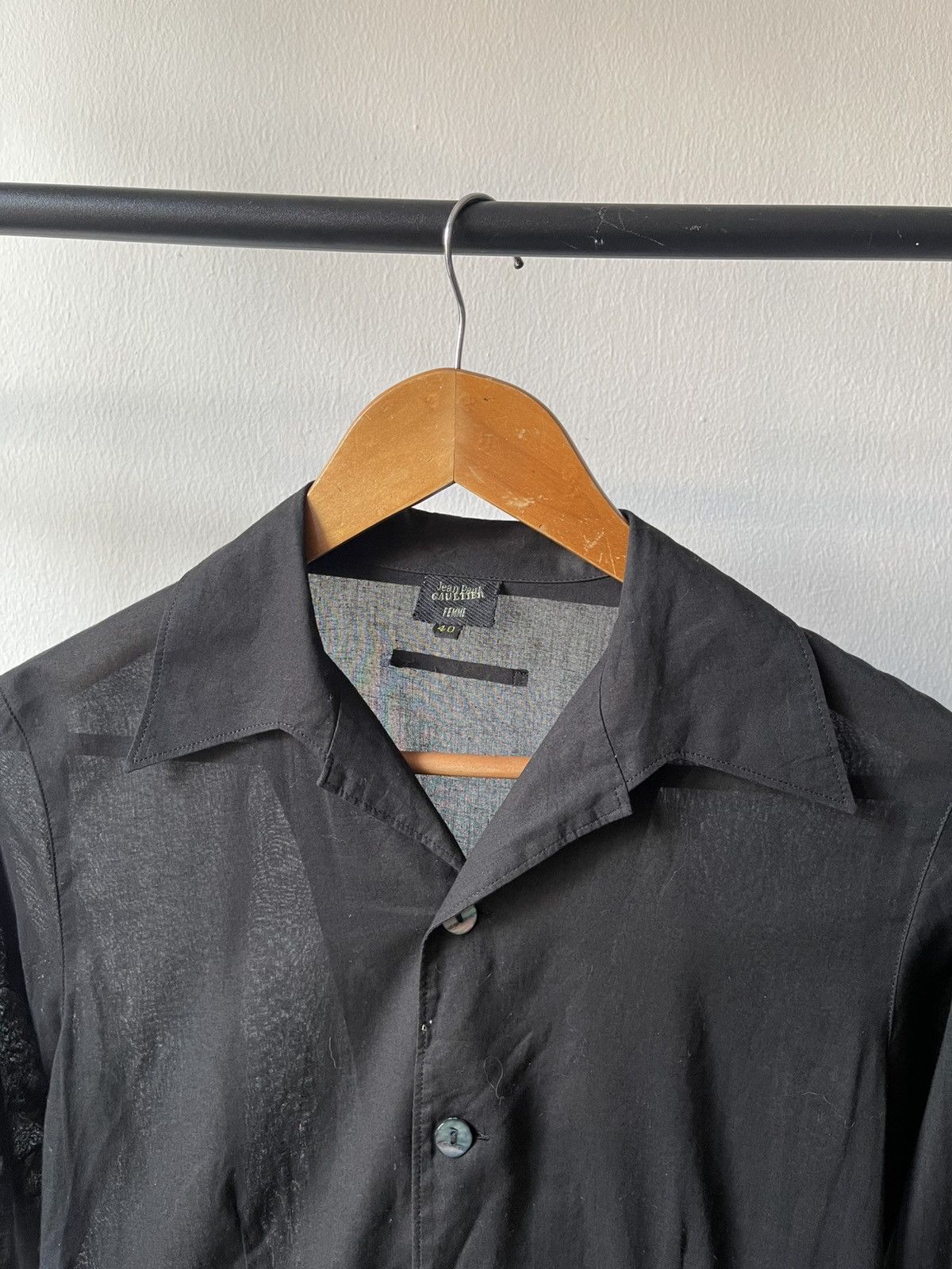 Jean Paul Gaultier 90s Jean Paul Gaultier Button Up Shirt 11 Size S / US 4 / IT 40 - 5 Thumbnail