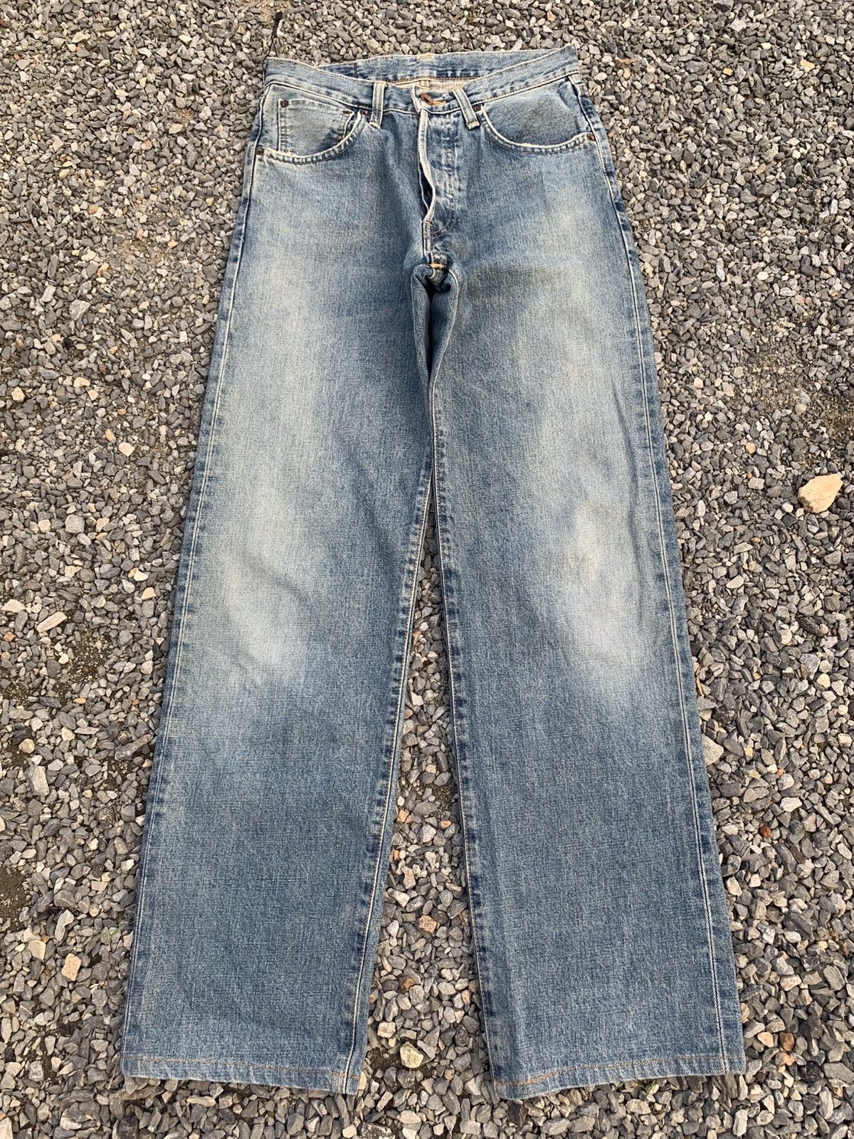 VINTAGE EDWIN SELVEDGE 505X JAPANESE DISTRESSED DENIM