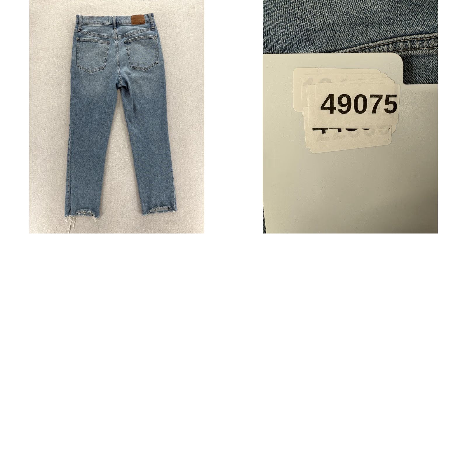 Madewell Madewell Jeans Womens 28 High Rise Cropped Blue Light Wash Denim Slim 5-Pocket Stretch Cotton Spandex Vintage? Size 28" / US 6 / IT 42 - 9 Thumbnail