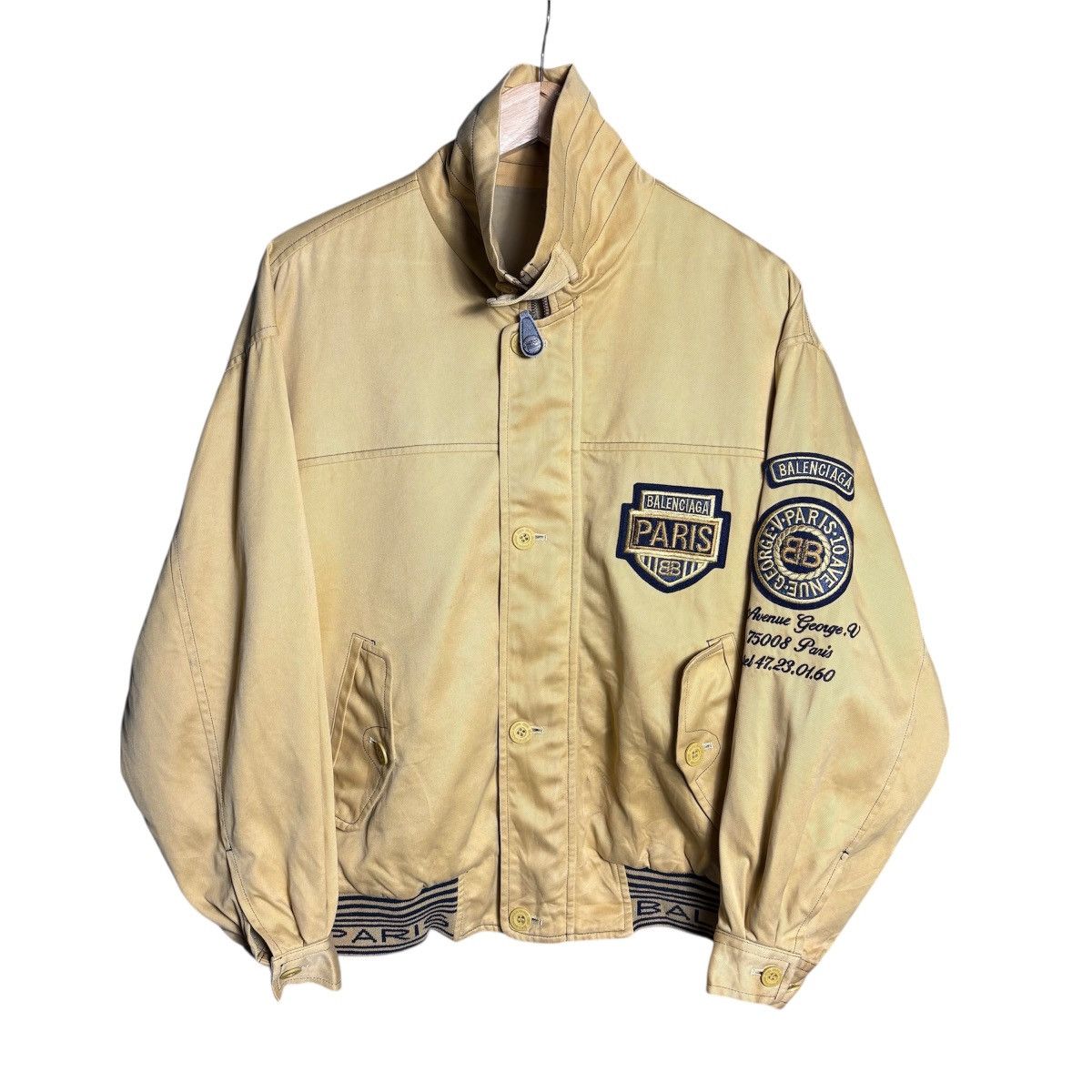 Balenciaga Balenciaga Patch Logo Bomber Jacket Size US M / EU 48-50 / 2 - 1 Thumbnail
