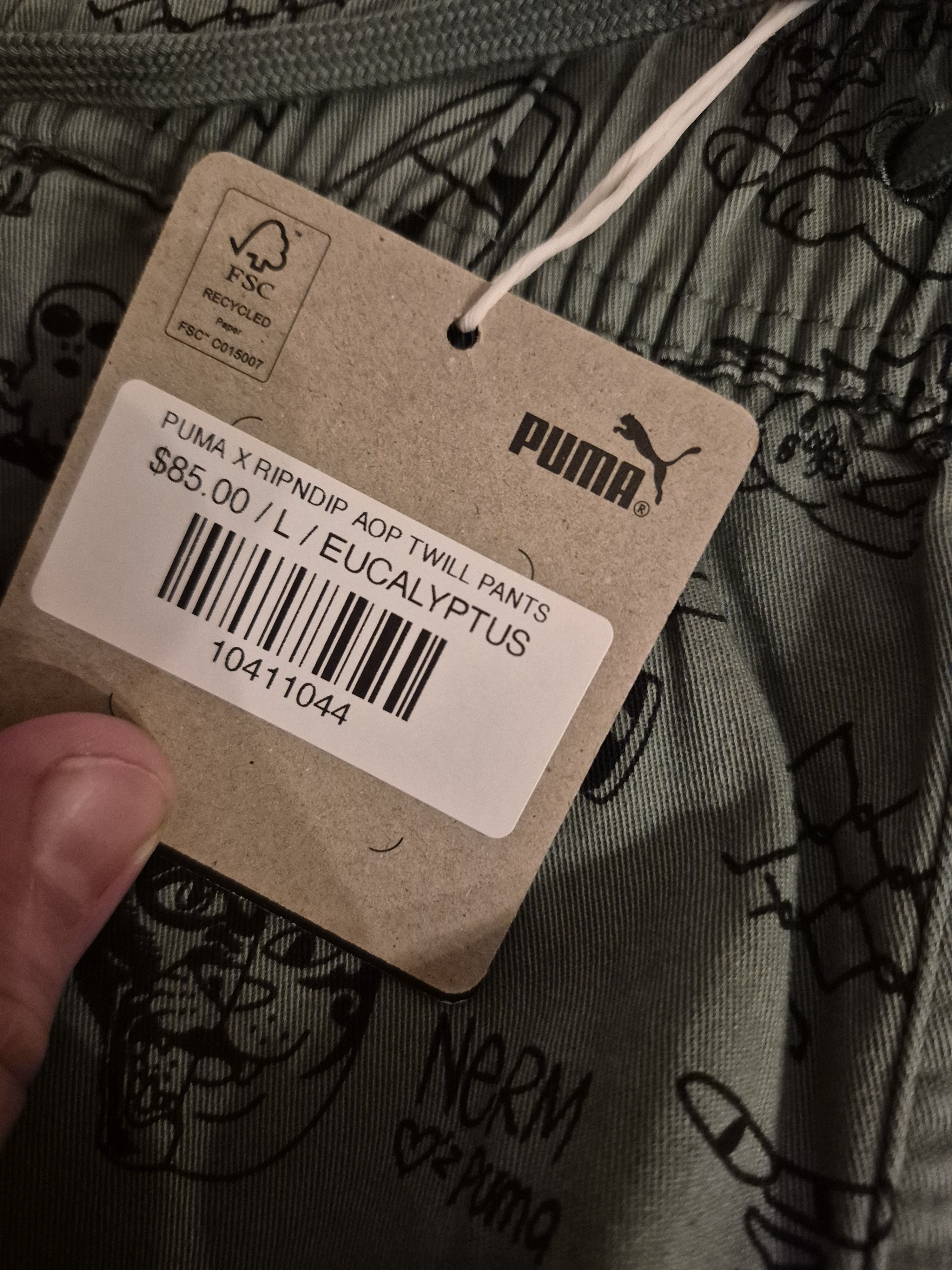 Puma Puma x Rip N Dip Eucalyptus Twill Pants Size Medium Size US 32 / EU 48 - 5 Thumbnail