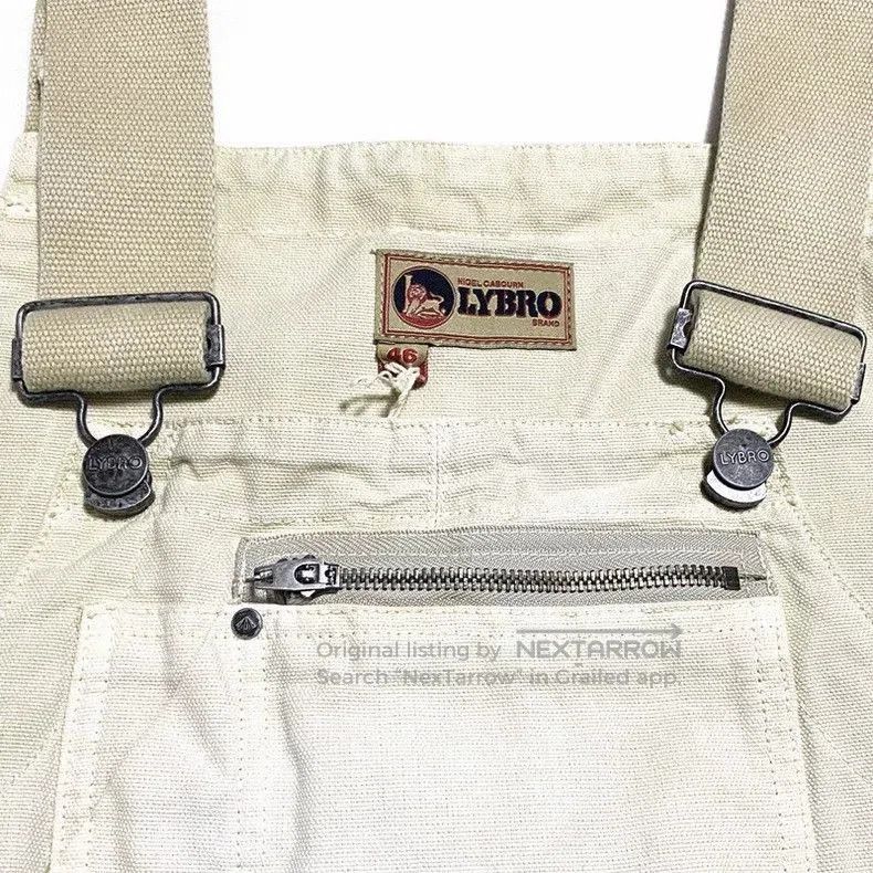 Nigel Cabourn Nigel Cabourn Canvas Overalls Beige. Size US 36 / EU 52 - 3 Thumbnail