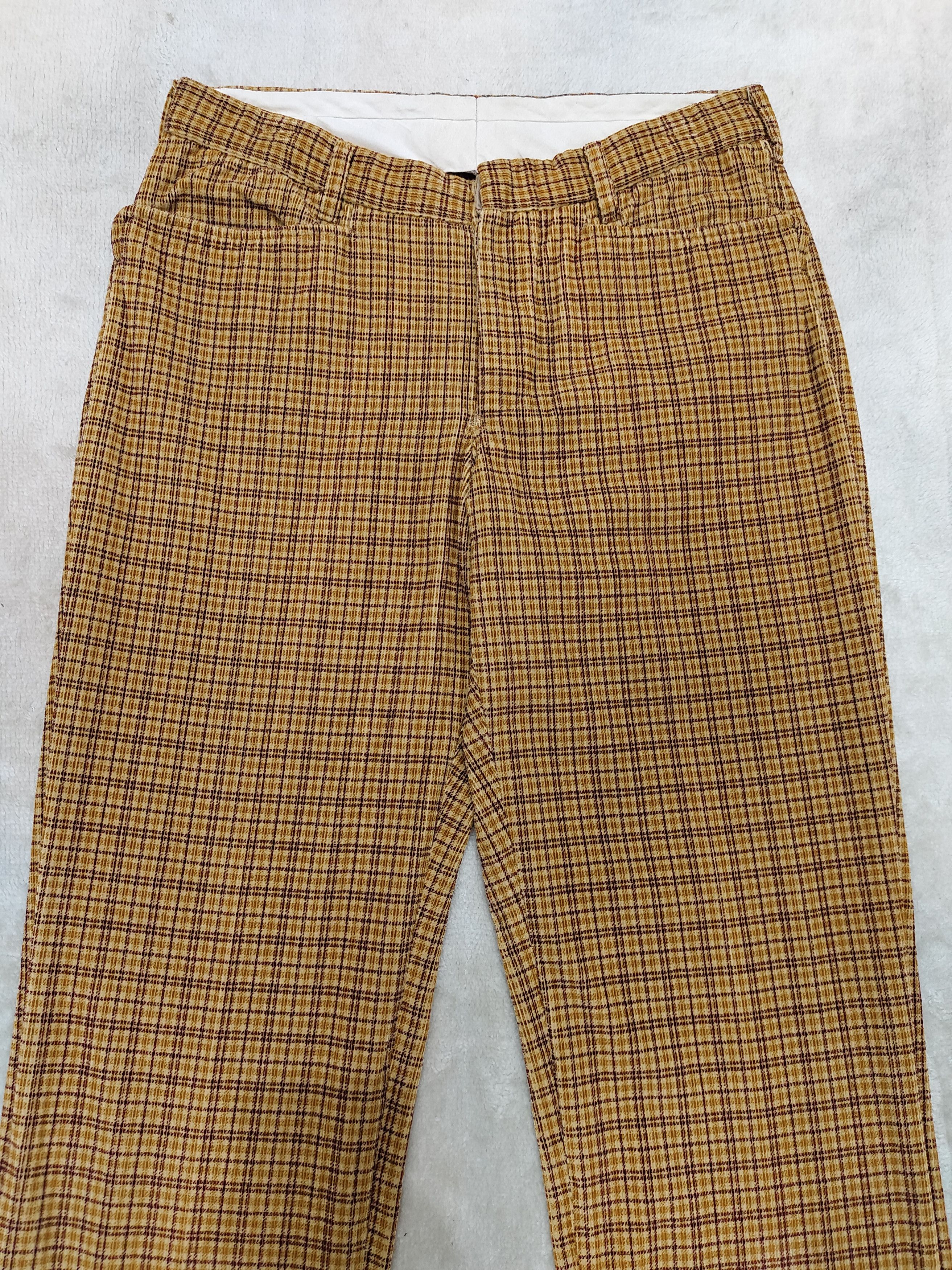 Romeo Gigli 🔥Vtg Romeo Gigli Tartan Corduroy Cropped Pants Size US 30 / EU 46 - 2 Thumbnail