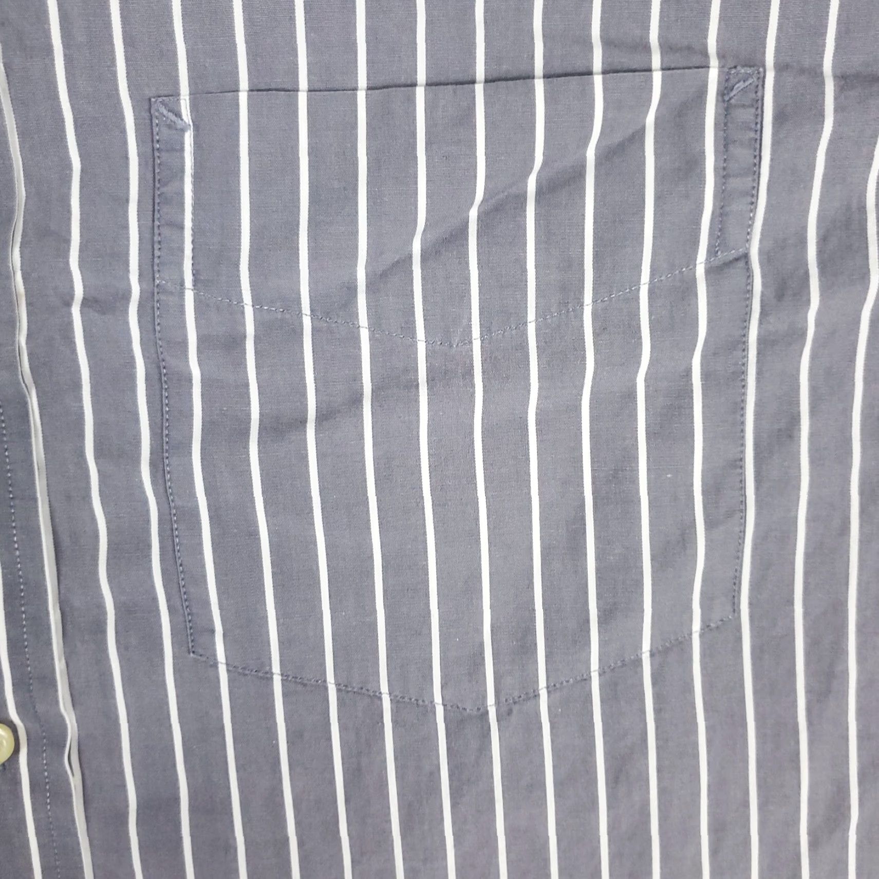 Tommy Hilfiger Tommy Hilfiger Dress Shirt Size 16 Gray Striped Button-Down Regular Fit Men’s Size US L / EU 52-54 / 3 - 2 Thumbnail