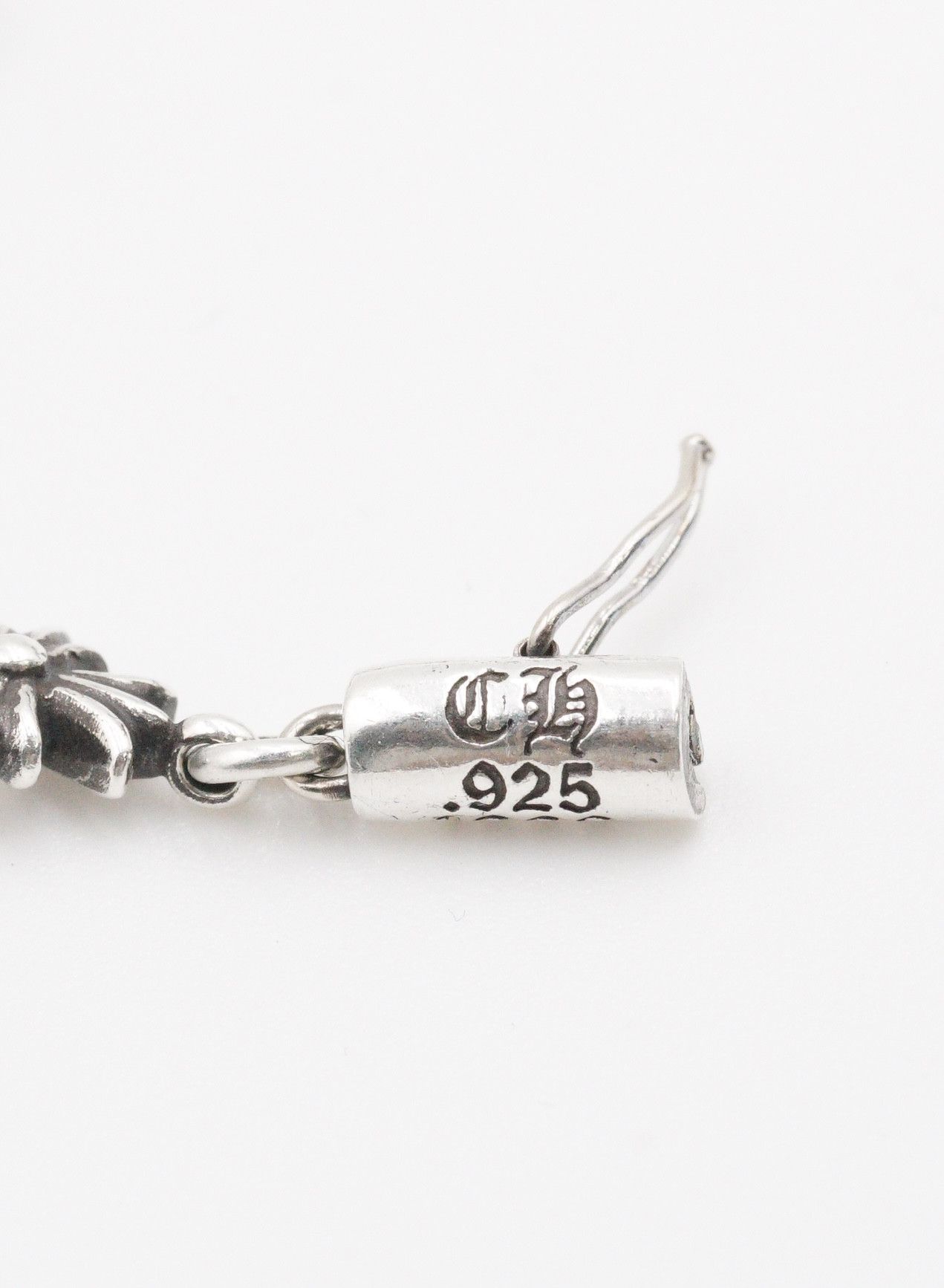 Chrome Hearts Chrome Hearts 925 Silver Tiny E Bracelet - 12L Size ONE SIZE - 6 Thumbnail
